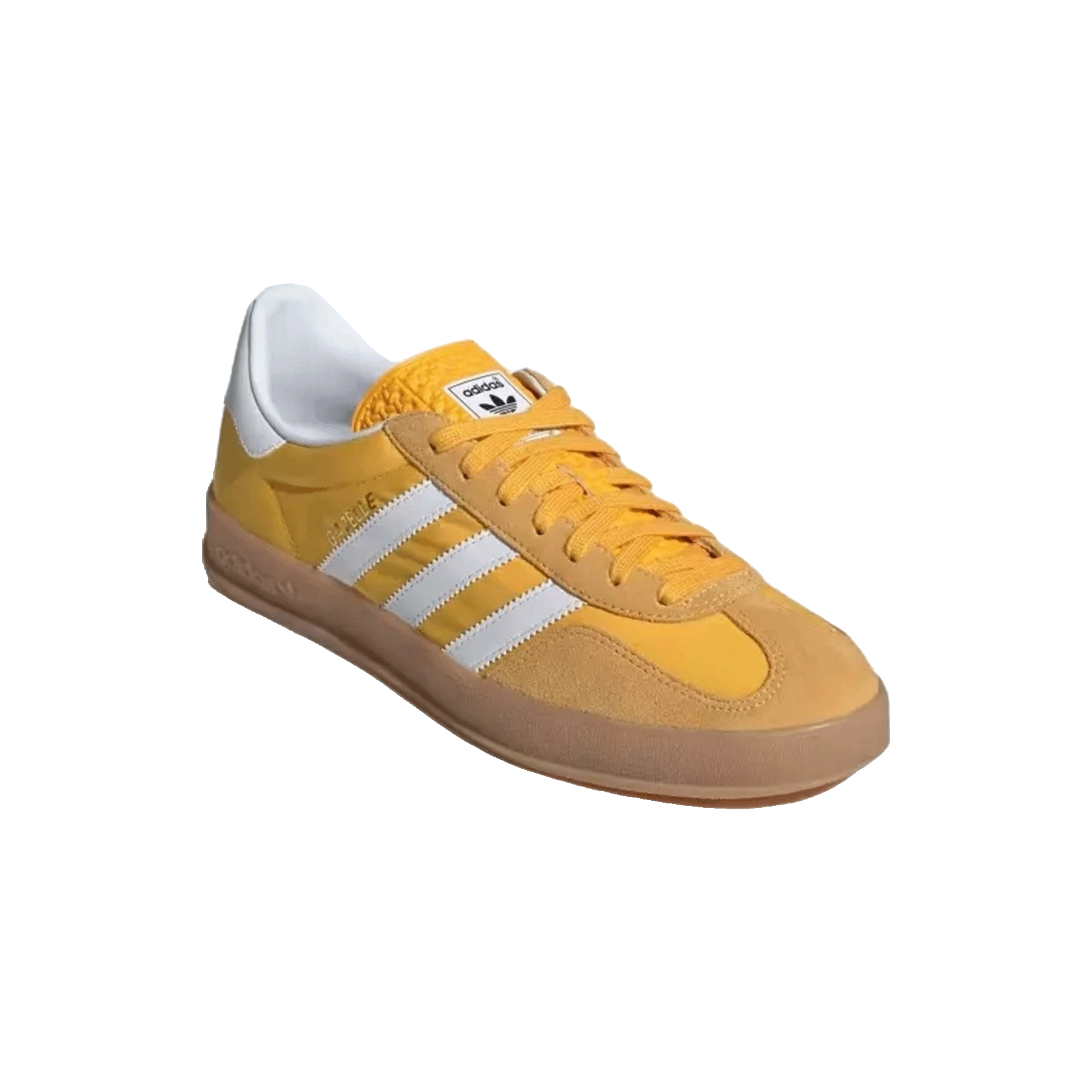 adidas Gazelle Indoor Crew Yellow Gum Side