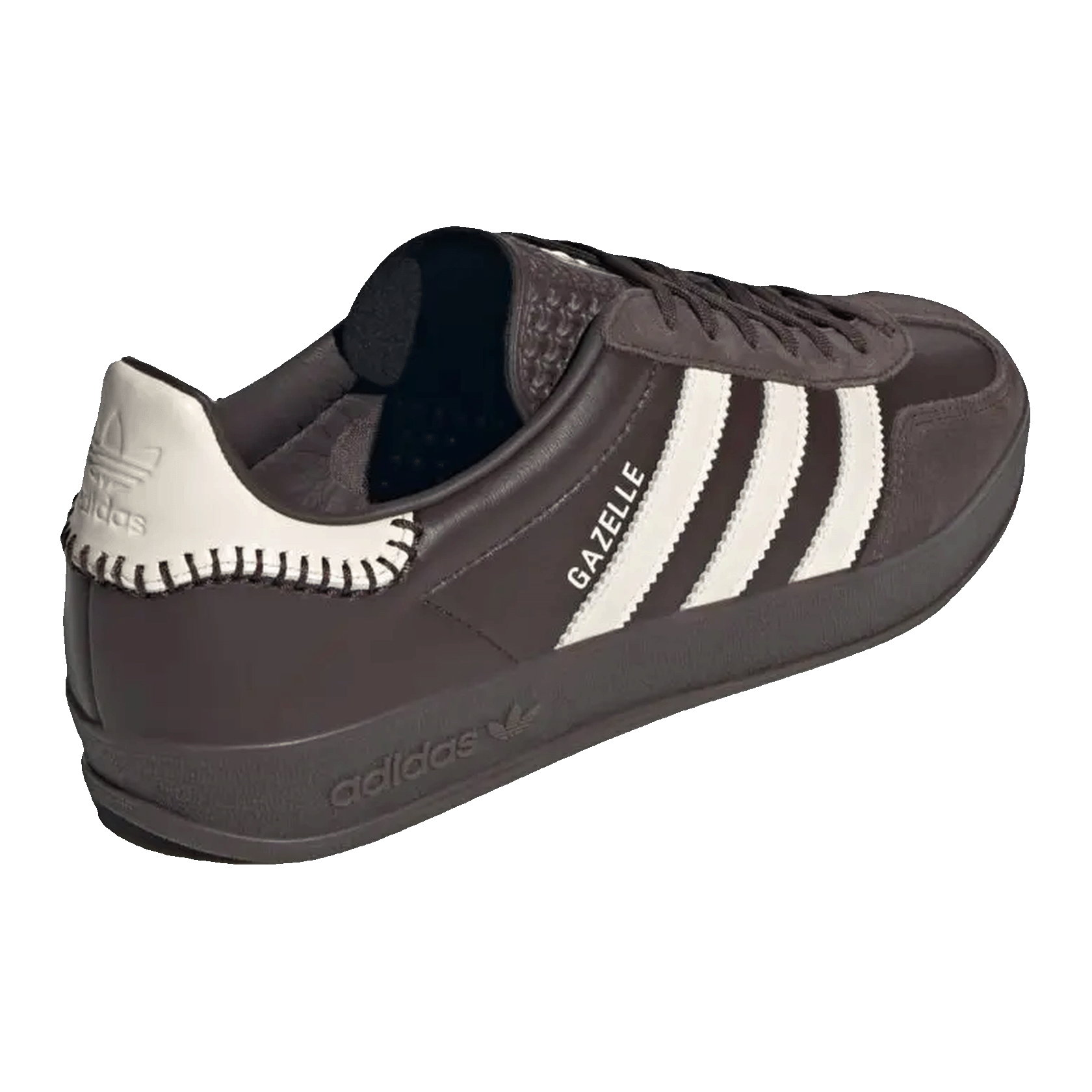 adidas Gazelle Indoor Dark Brown Wonder White Back JQ1747