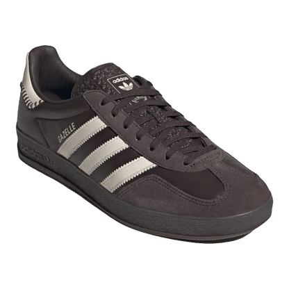 adidas Gazelle Indoor Dark Brown Wonder White Side JQ1747