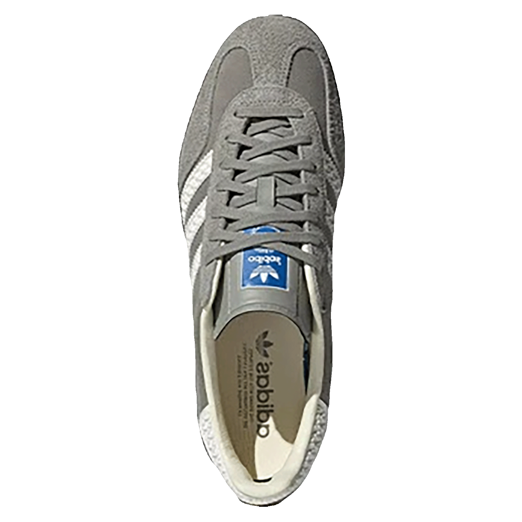 adidas Gazelle Indoor Dark Grey White Oben