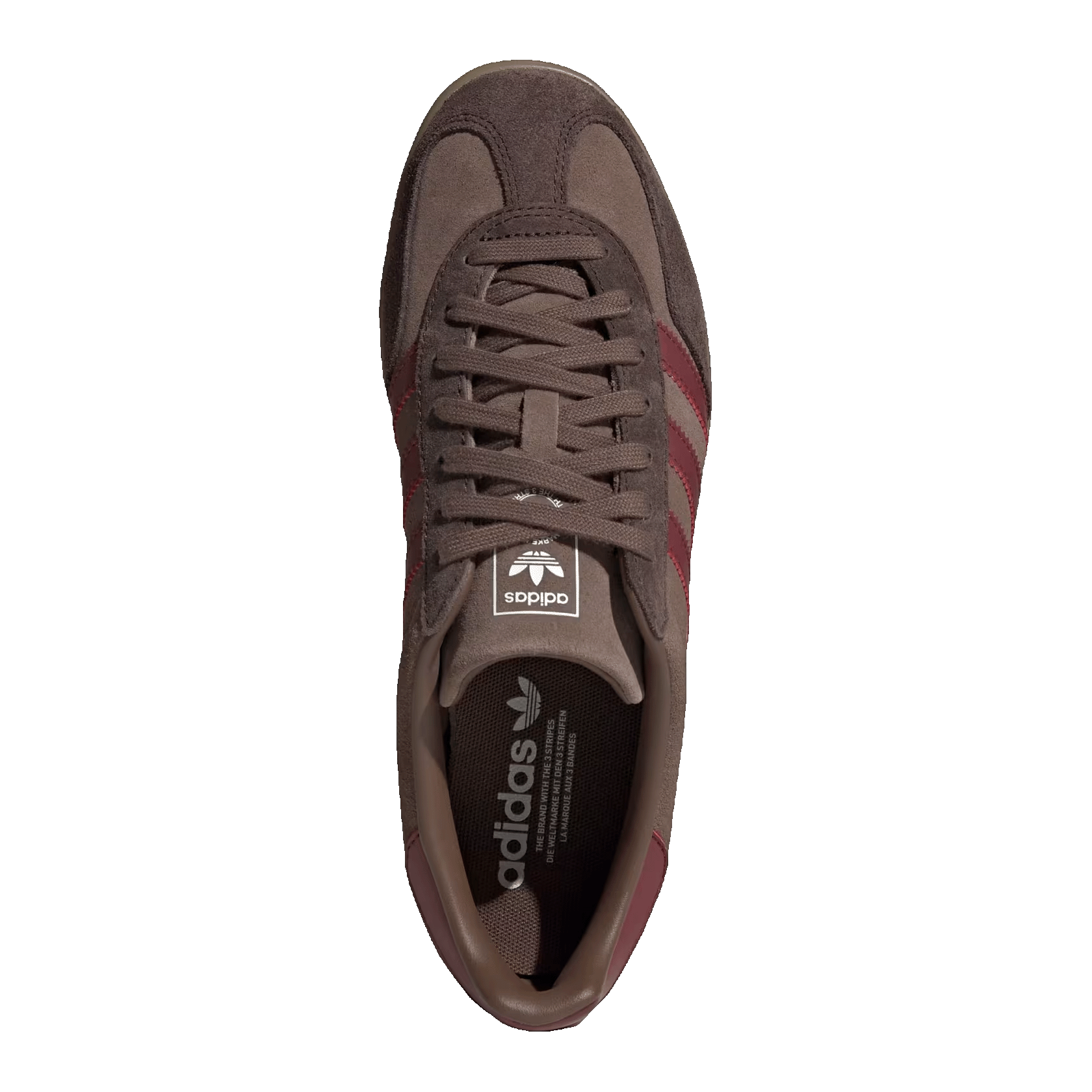 adidas Gazelle Indoor Earth Strata Shadow Red Oben JQ8398