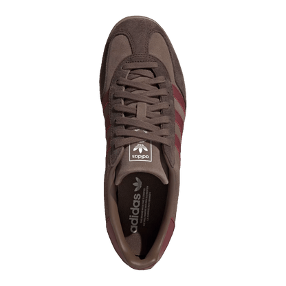 adidas Gazelle Indoor Earth Strata Shadow Red Oben JQ8398