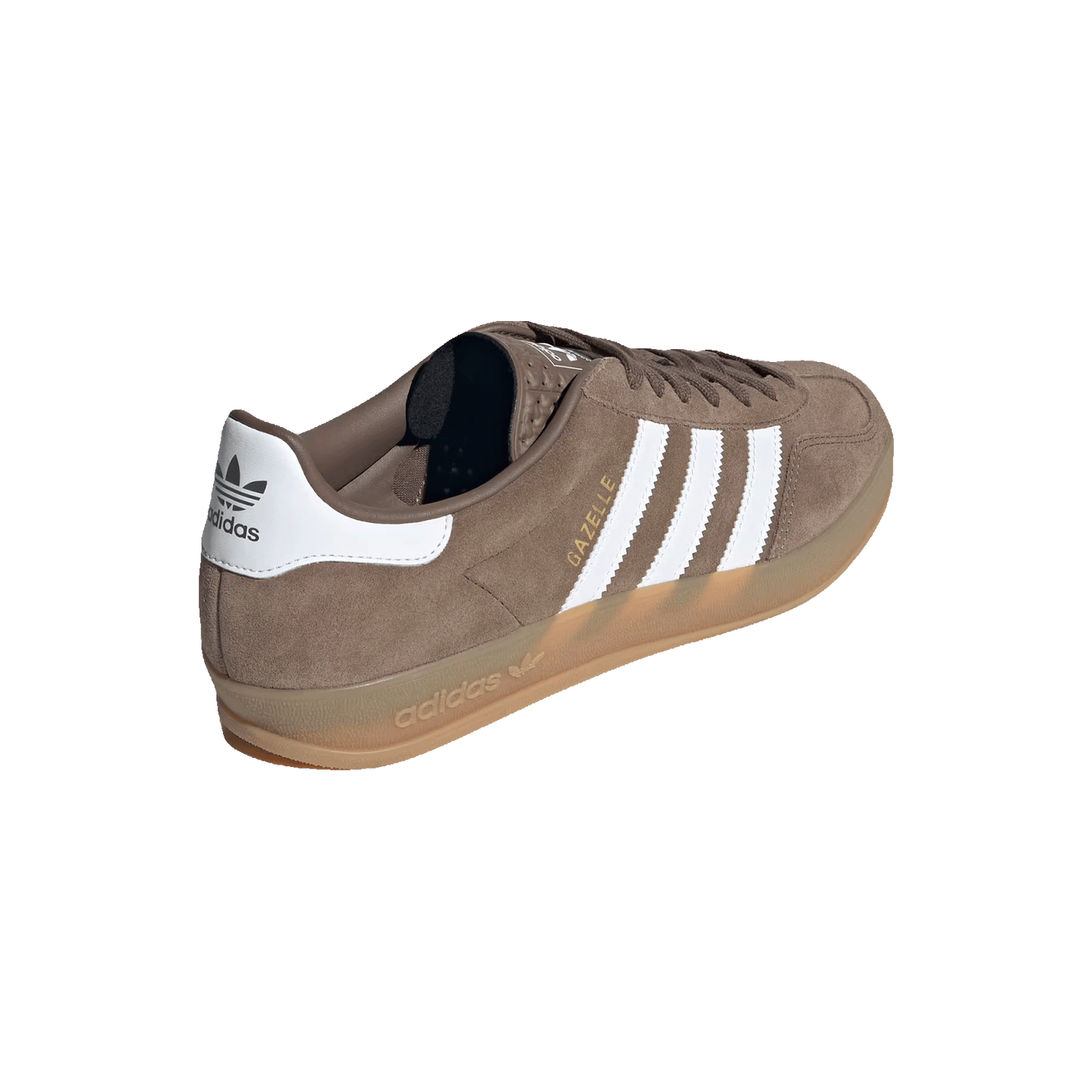 adidas Gazelle Indoor Earth Strata White Gold Metallic Back