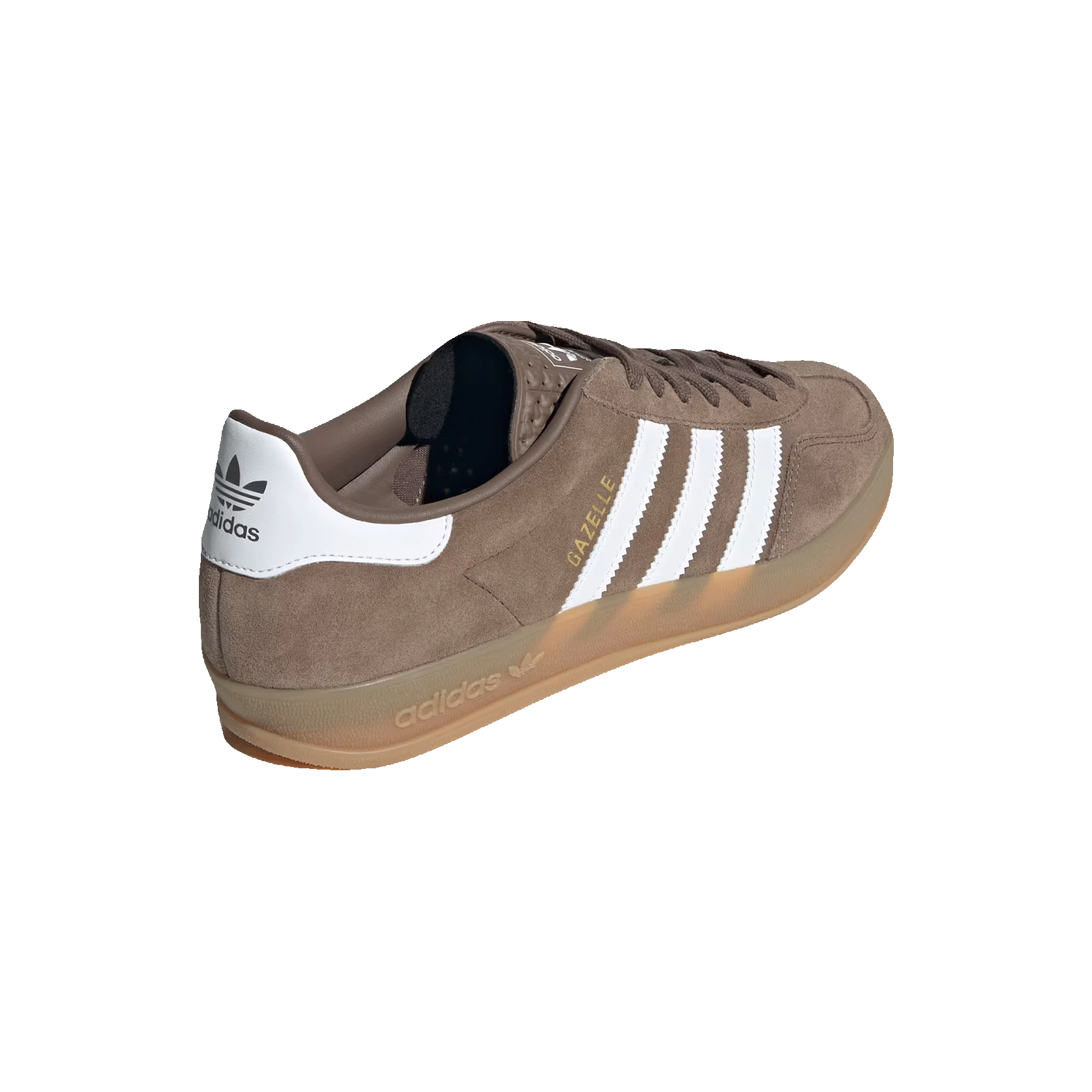 adidas Gazelle Indoor Earth Strata White Gold Metallic Back