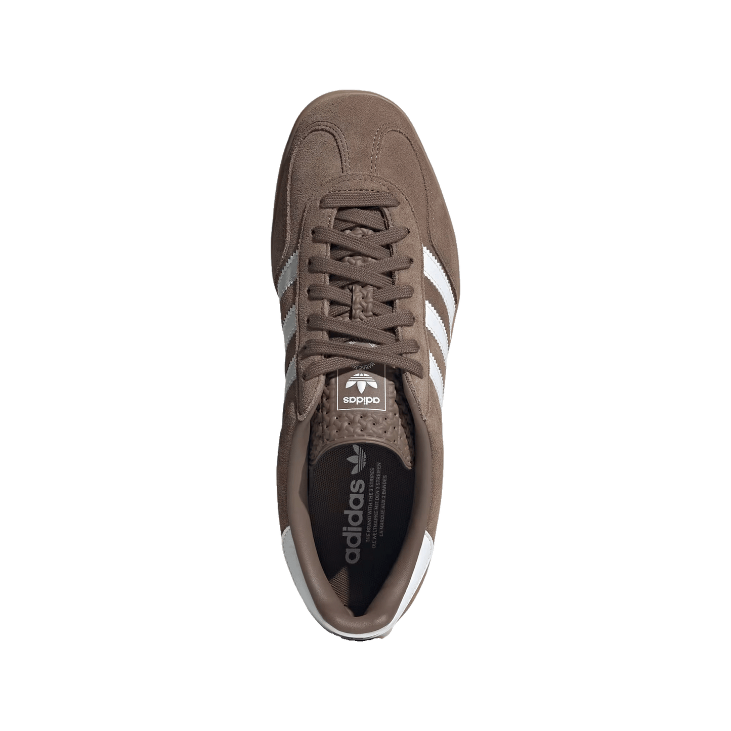 adidas Gazelle Indoor Earth Strata White Gold Metallic Oben