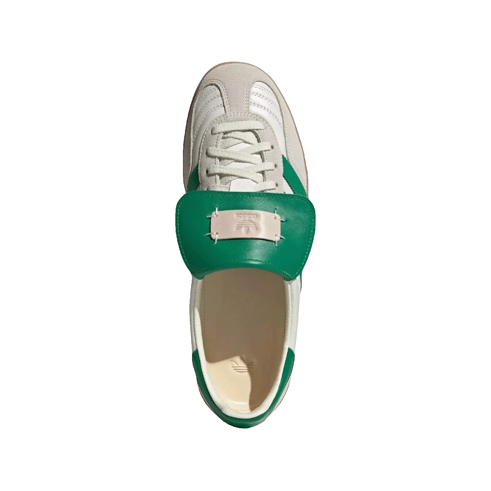 adidas Gazelle Indoor Foot Industry Off White Green Oben