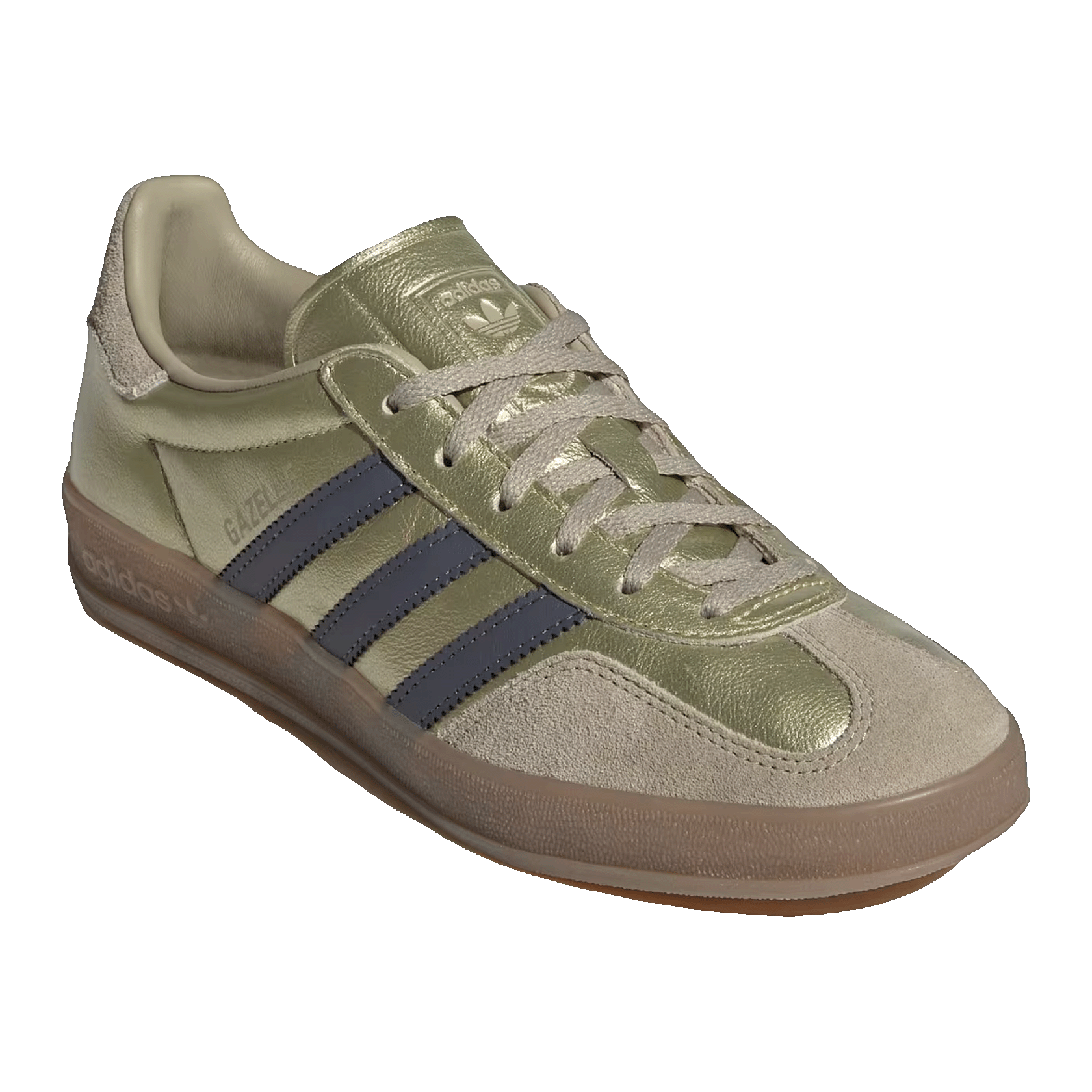 adidas Gazelle Indoor Gold Metallic Aurora Onix (W) Side JR2404