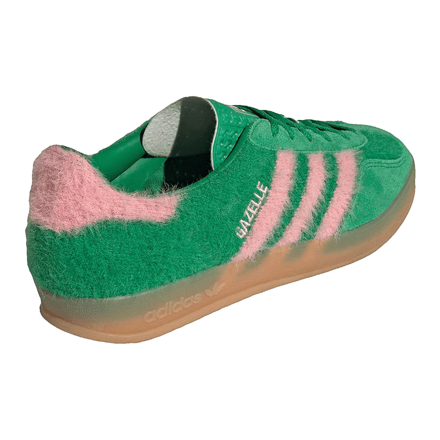 adidas Gazelle Indoor Green Glow Pink (W) Back