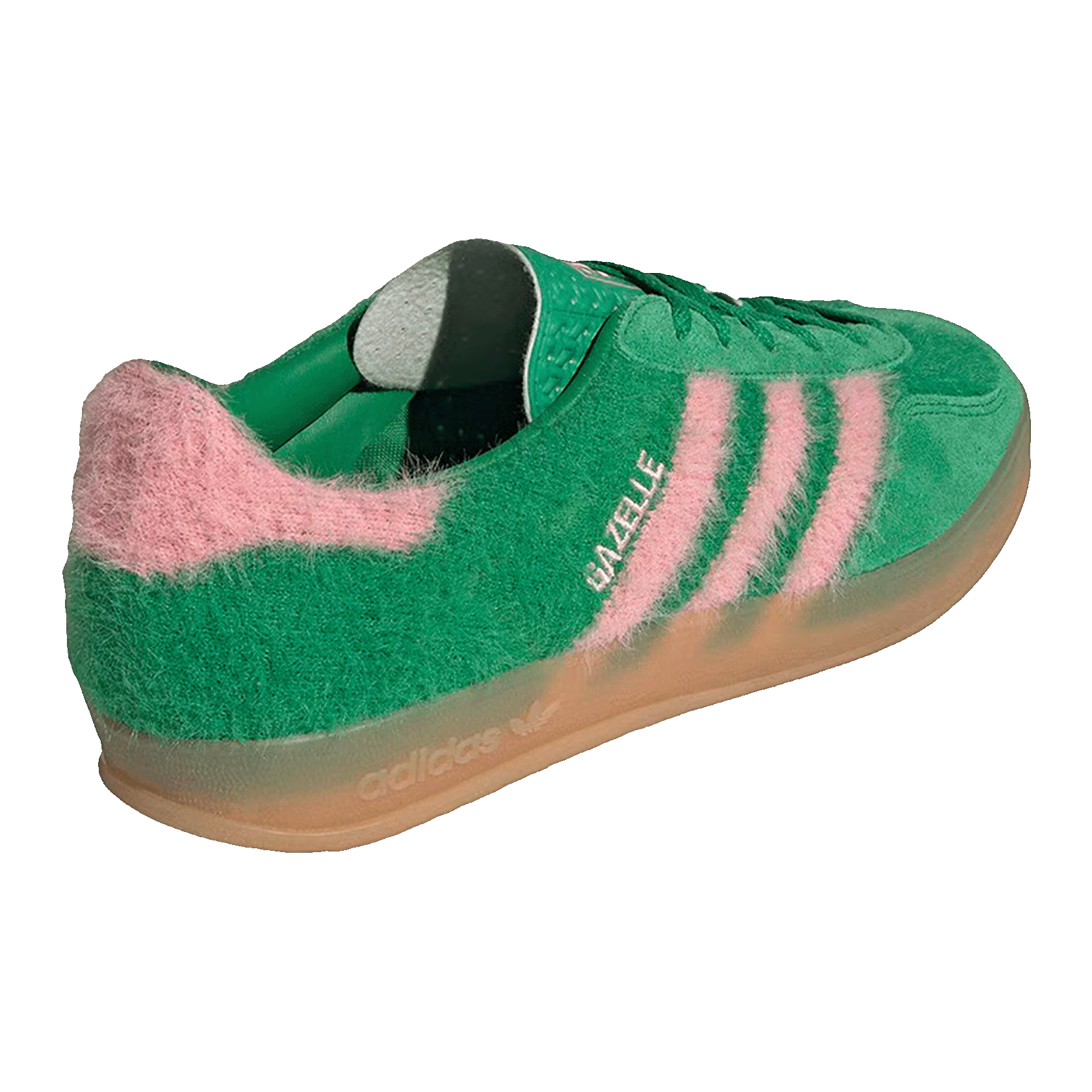 adidas Gazelle Indoor Green Glow Pink (W) Back