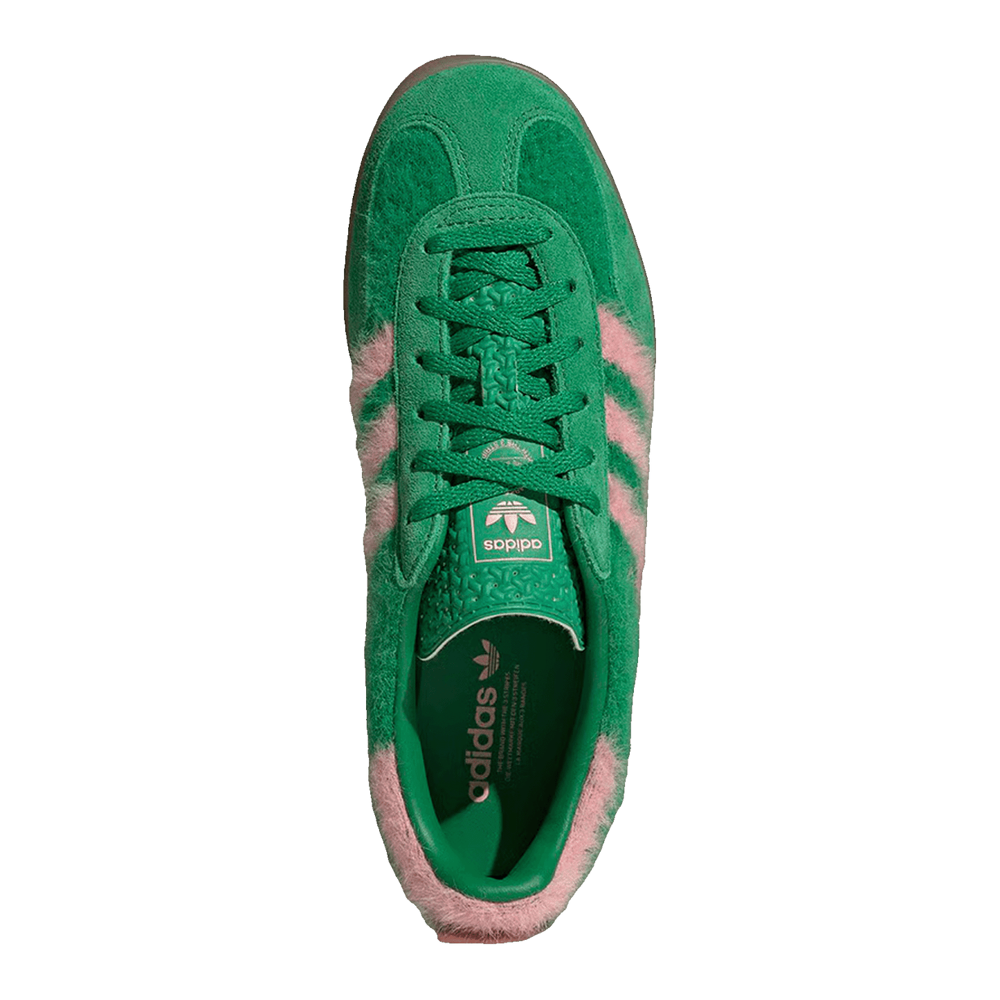 adidas Gazelle Indoor Green Glow Pink (W) Oben
