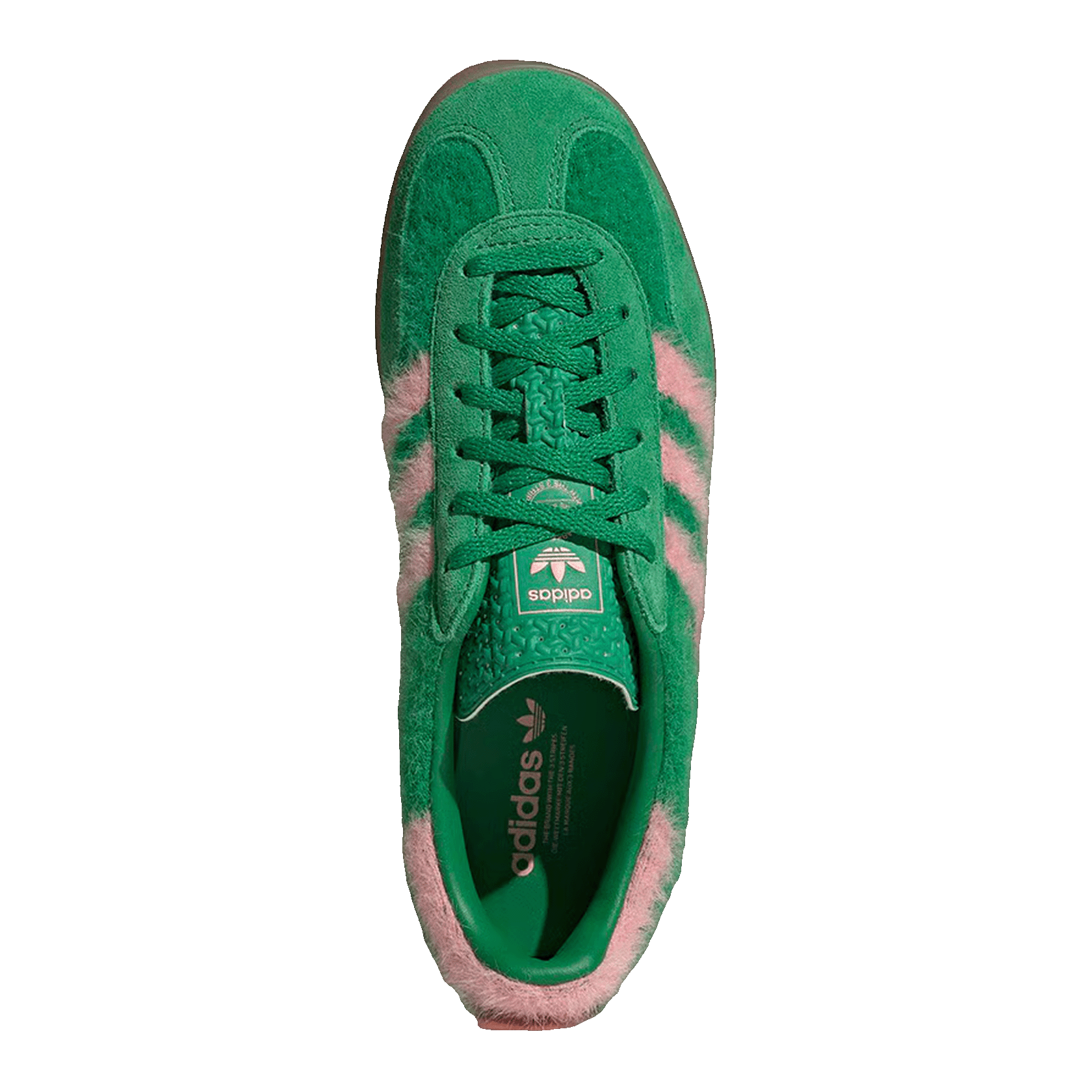 adidas Gazelle Indoor Green Glow Pink (W) Oben