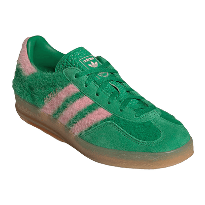 adidas Gazelle Indoor Green Glow Pink (W) Side