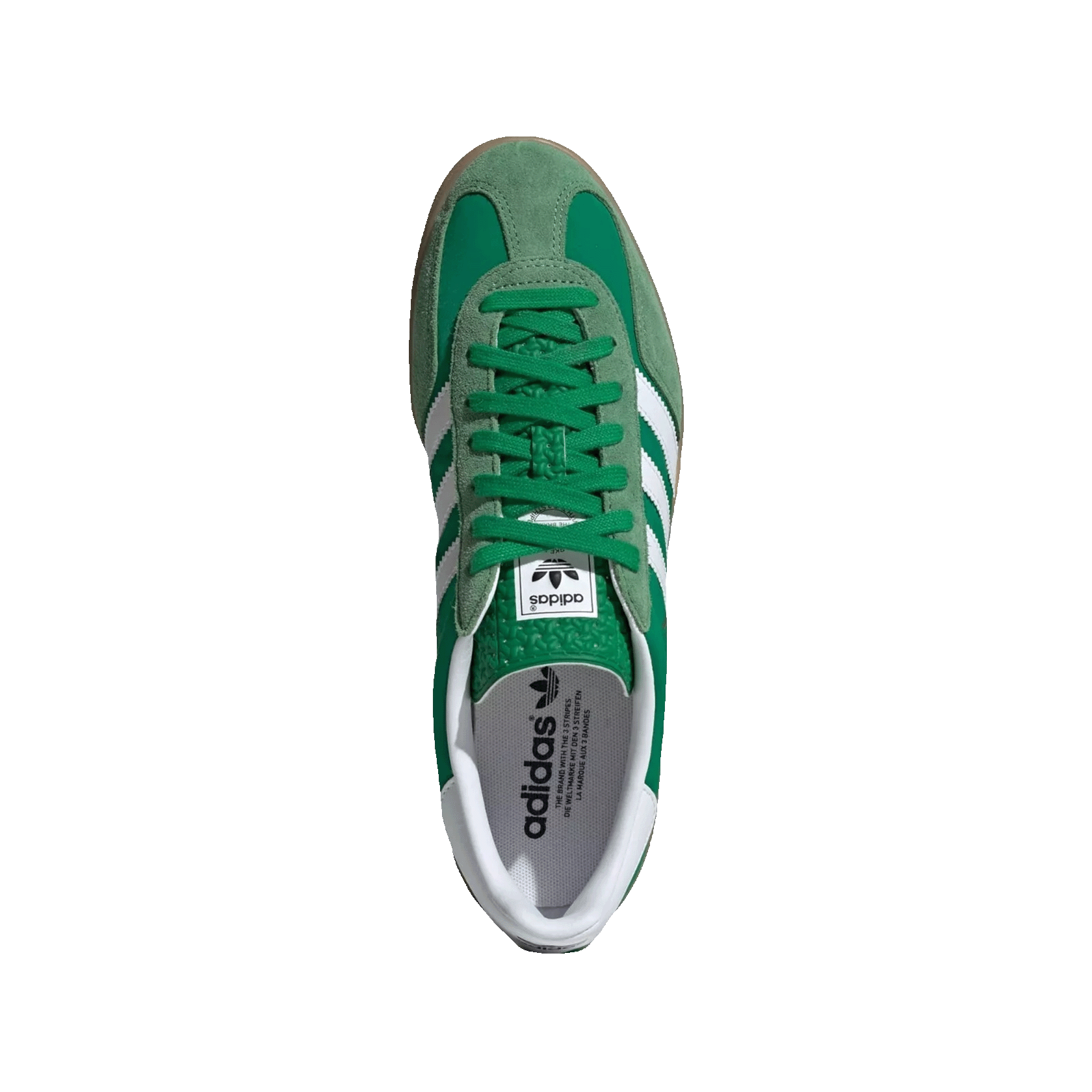 adidas Gazelle Indoor Green Gum Oben