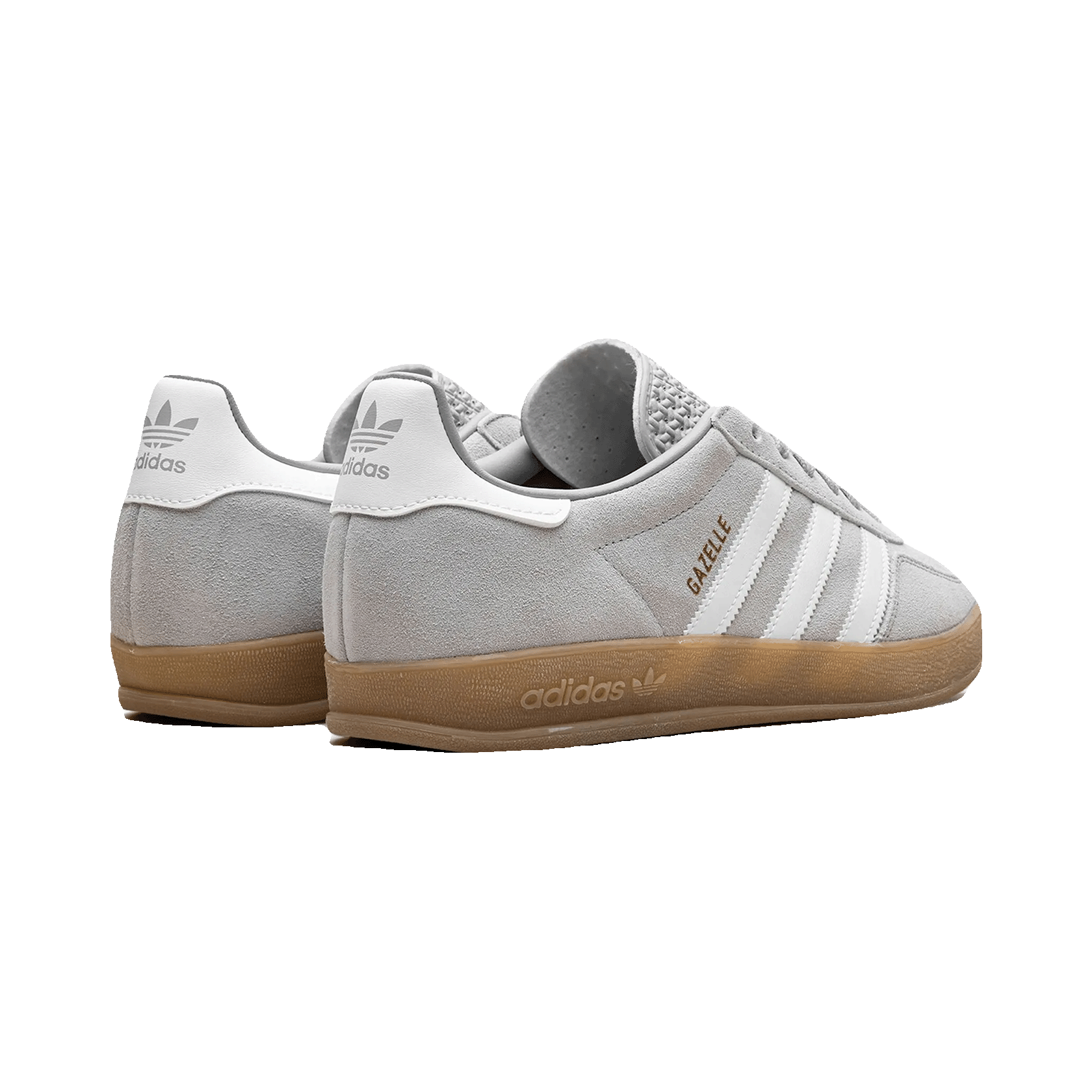 adidas Gazelle Indoor Grey Cloud White Gold Metallic Back