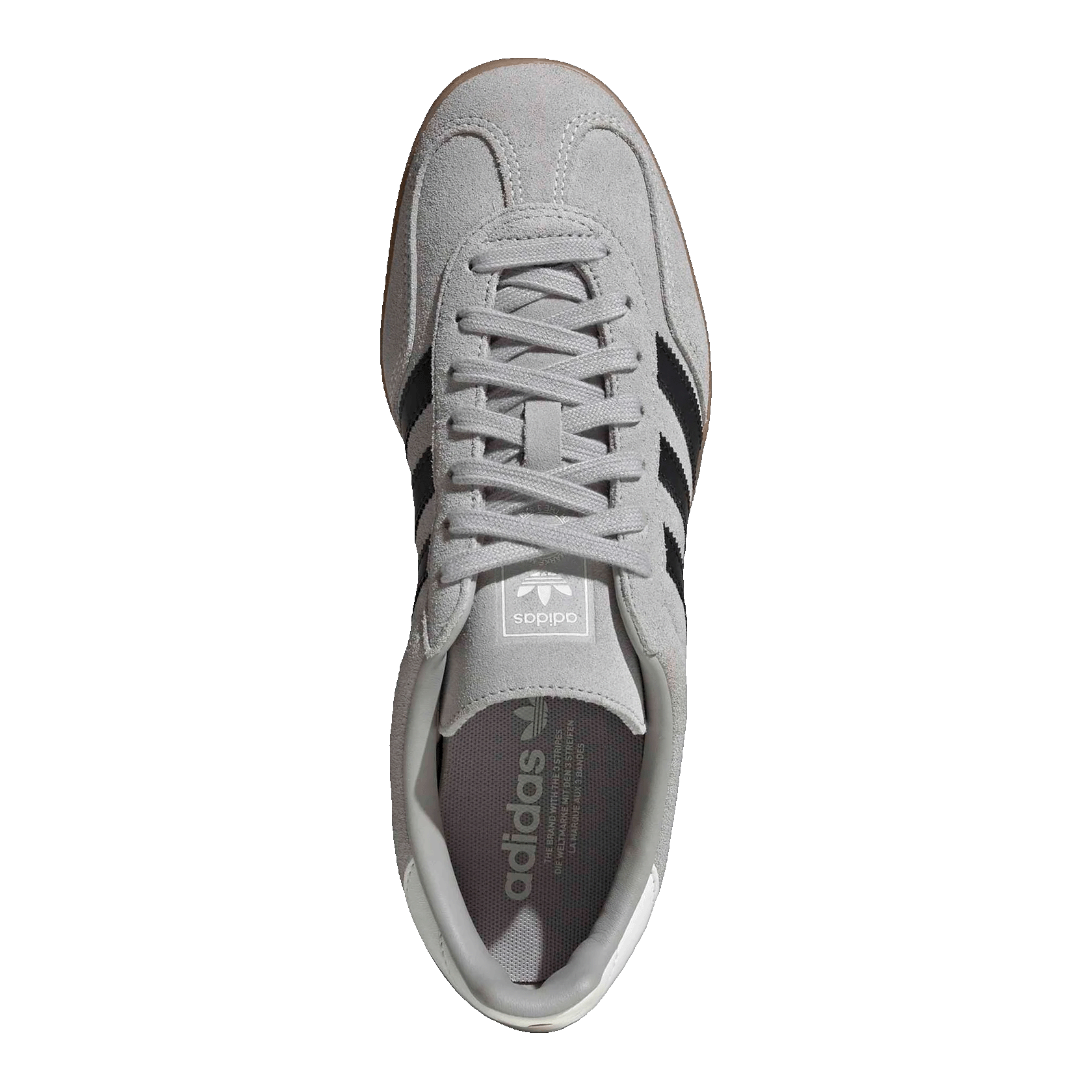 adidas Gazelle Indoor Grey Two Black Gum Oben IH9655