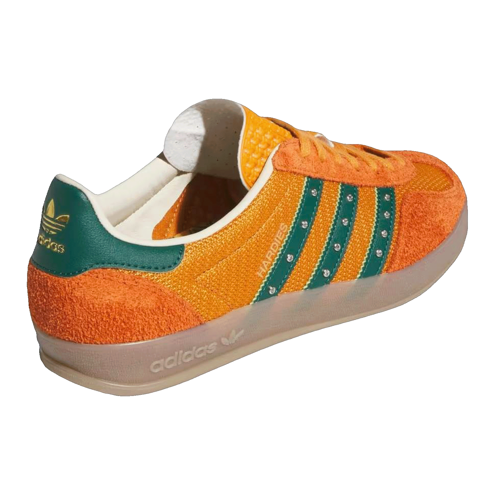 adidas Gazelle Indoor Hardies Rust Orange Green Back KI7011
