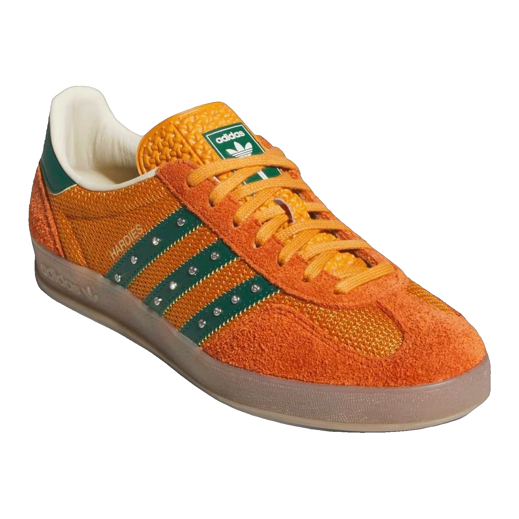 adidas Gazelle Indoor Hardies Rust Orange Green Side KI7011