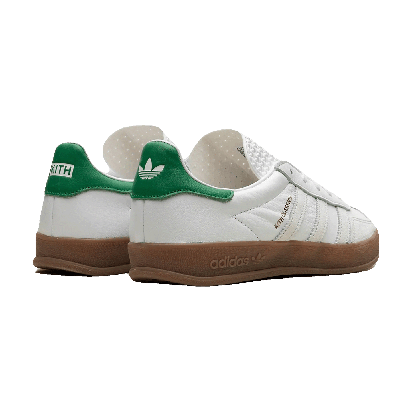 adidas Gazelle Indoor Kith Classics White Green Back