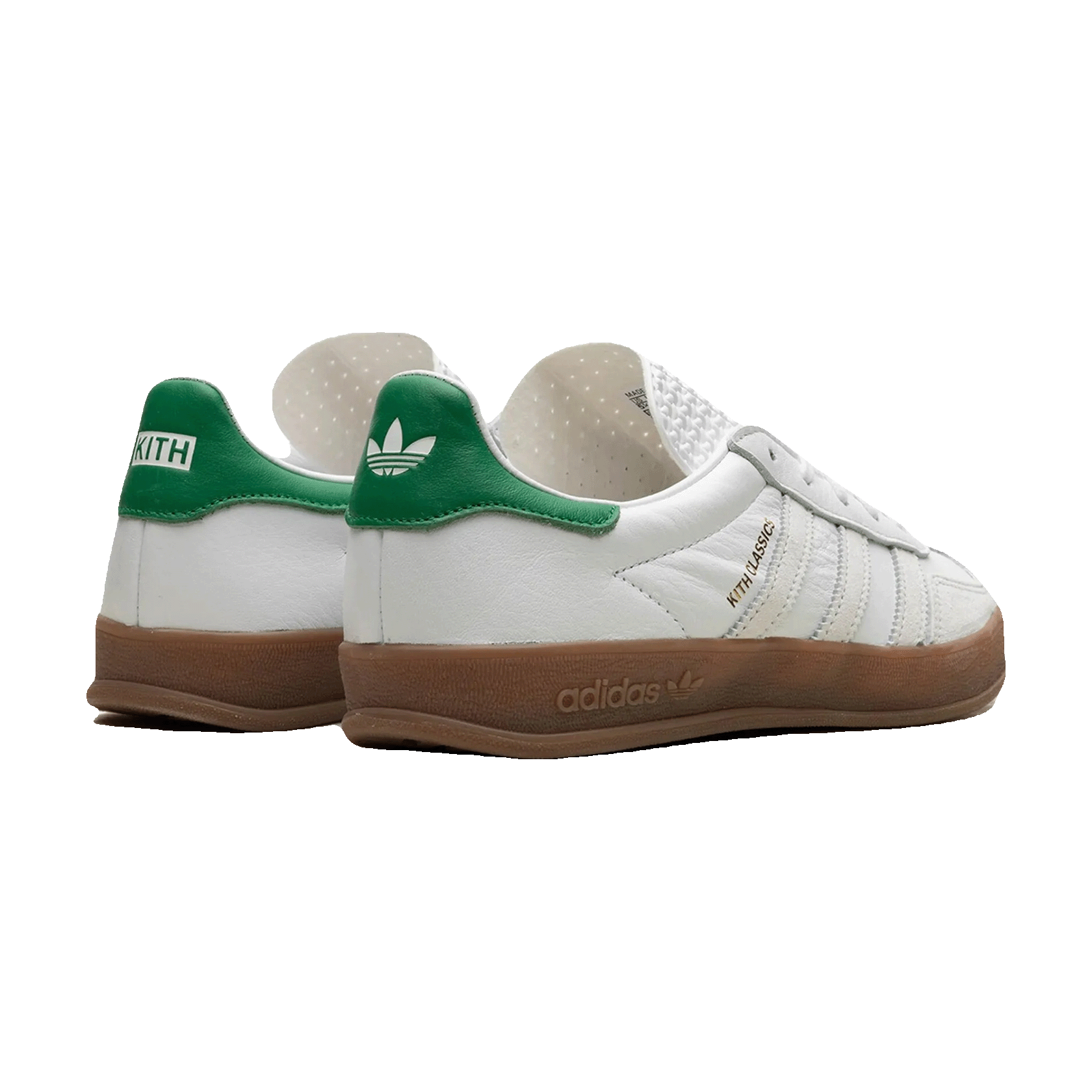 adidas Gazelle Indoor Kith Classics White Green Back
