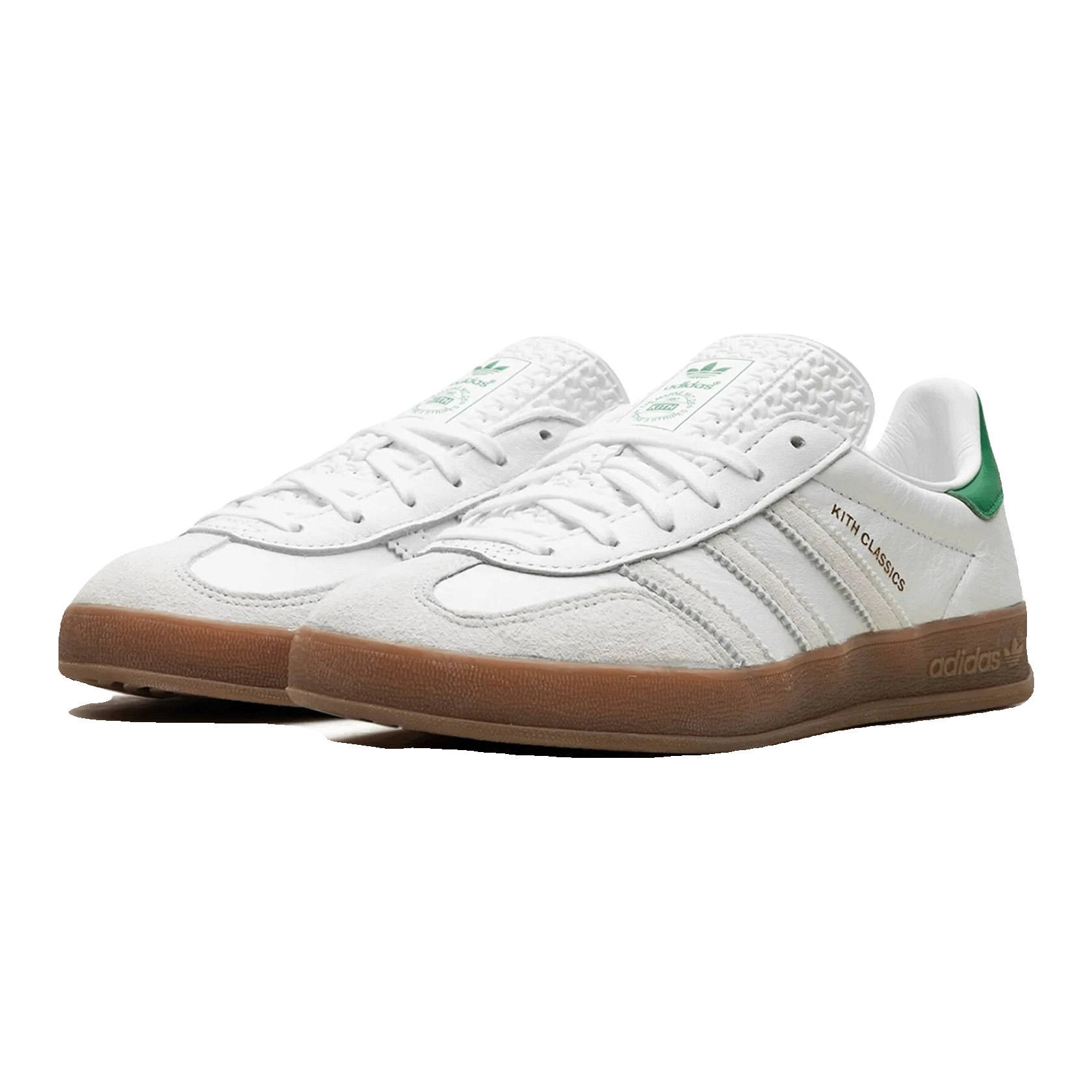 adidas Gazelle Indoor Kith Classics White Green Side
