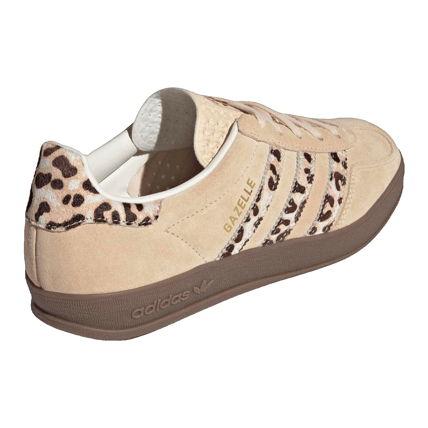 adidas Gazelle Indoor Leopard Crystal Sand (W) Back HQ0286