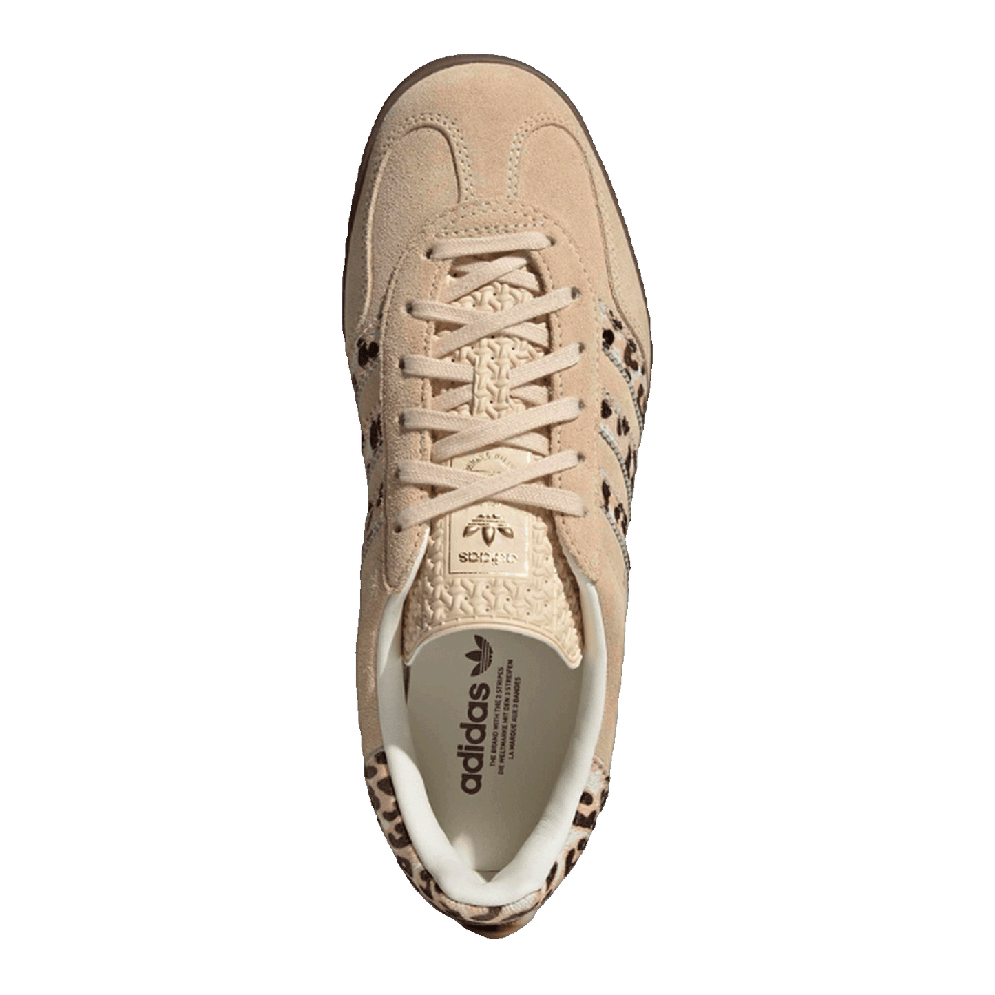 adidas Gazelle Indoor Leopard Crystal Sand (W) Oben HQ0286