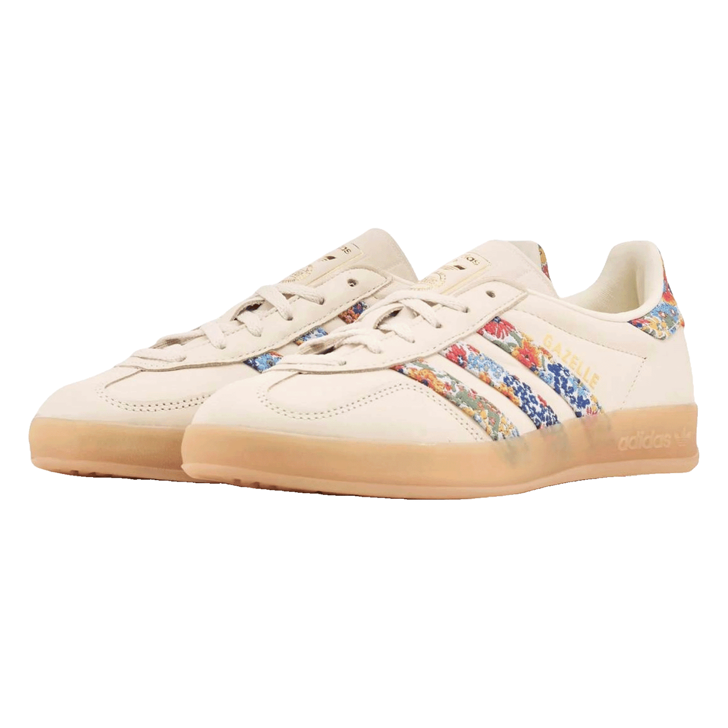 adidas Gazelle Indoor Liberty London Floral Embroidery Stripes (W) Side