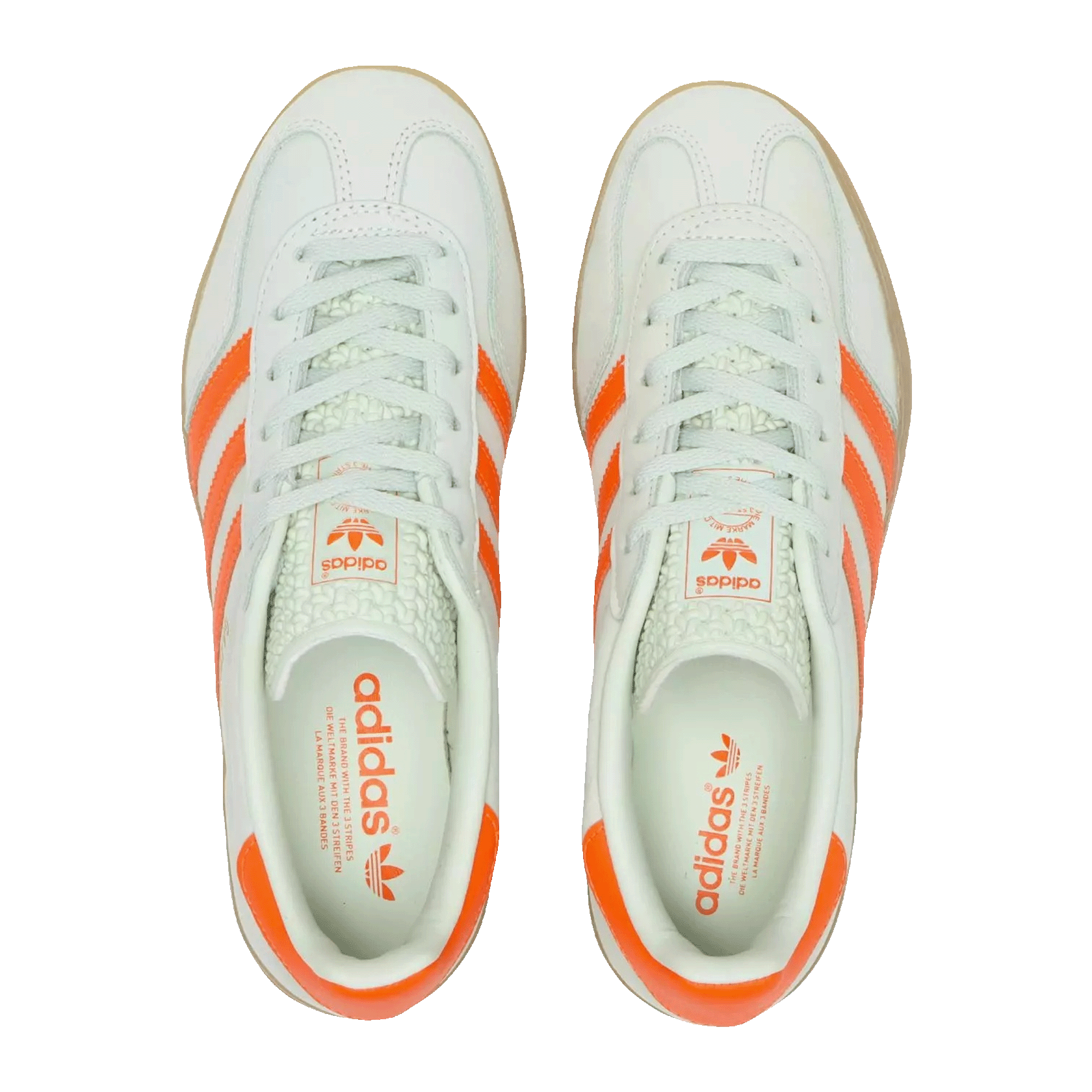 adidas Gazelle Indoor Linen Green Solar Orange (W) Oben