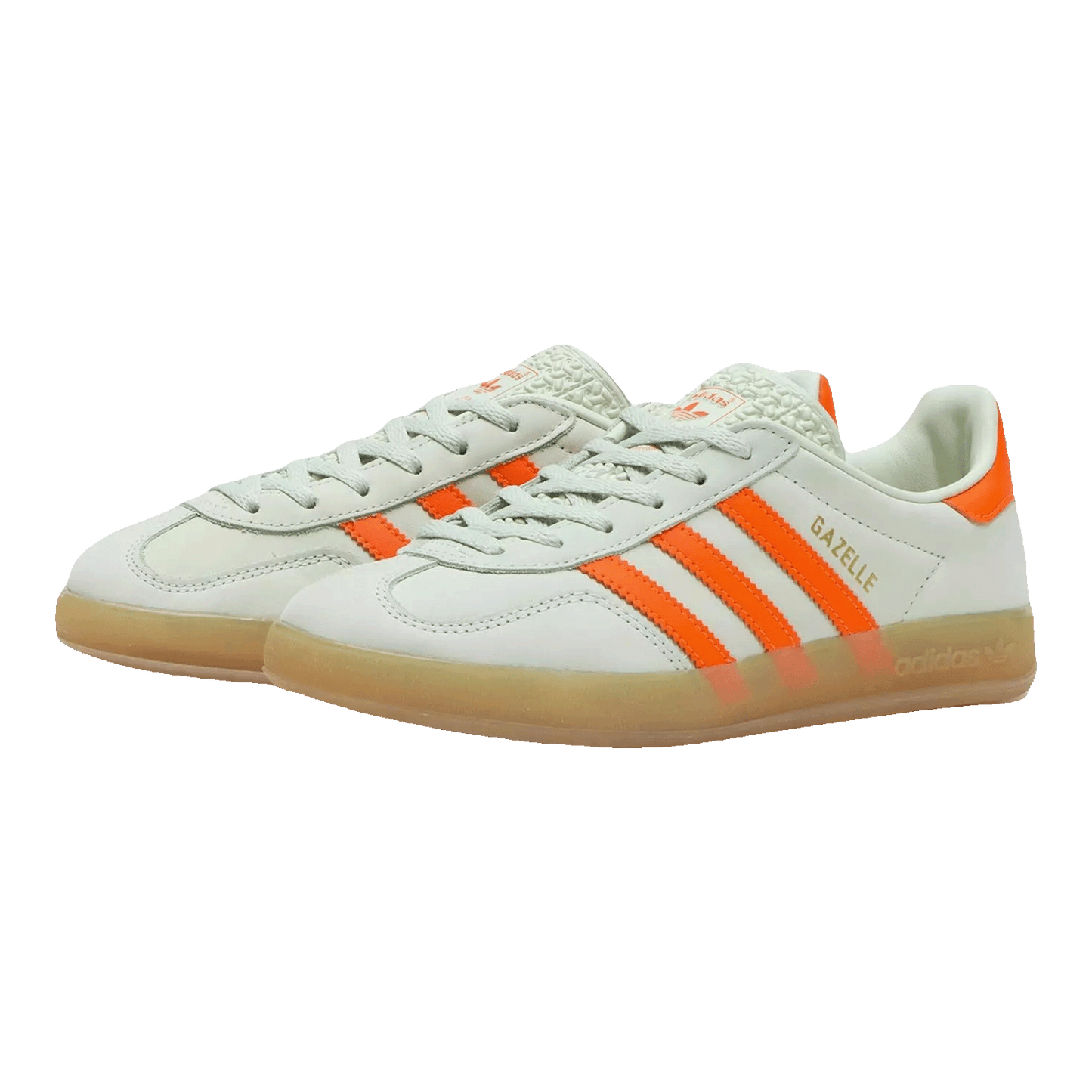 adidas Gazelle Indoor Linen Green Solar Orange (W) Side