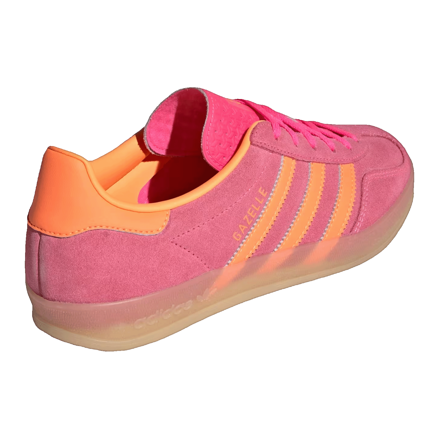adidas Gazelle Indoor Lucid Pink Lucid Orange (W) Back IH9218