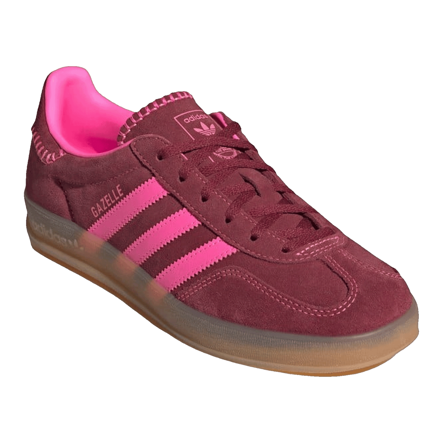 adidas Gazelle Indoor Lucid Pink Noble Maroon (W) Side JS1403