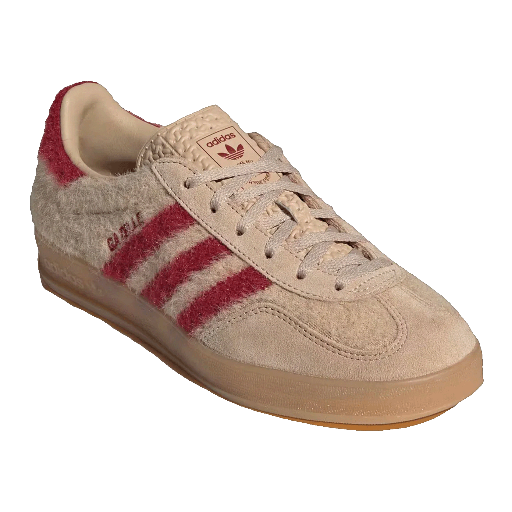 adidas Gazelle Indoor Magic Beige Victory Red (W) Side JP8341