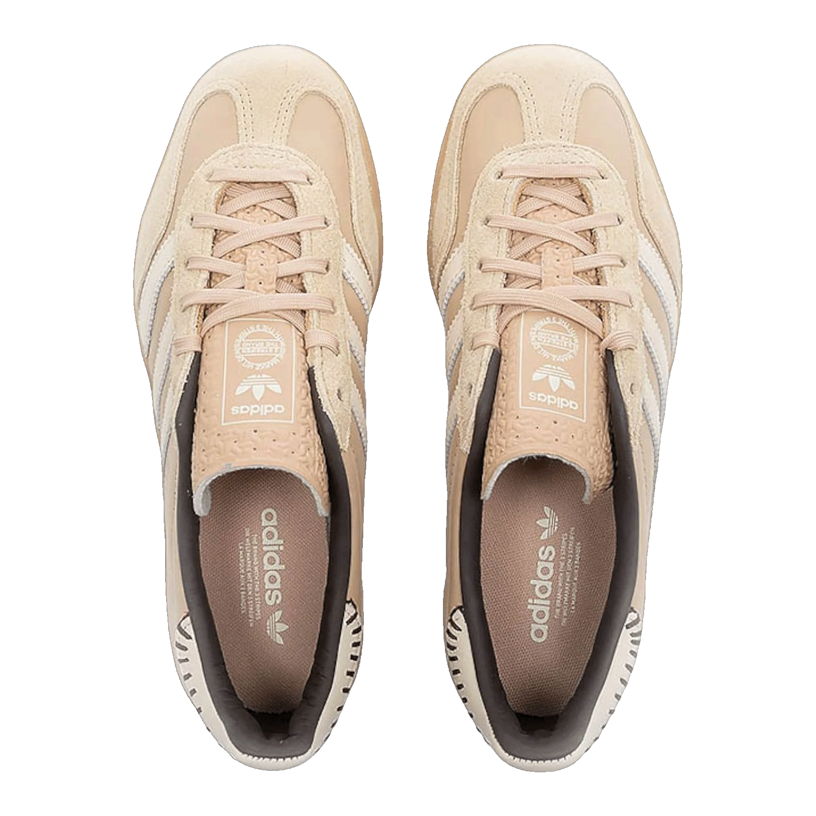 adidas Gazelle Indoor Magic Beige Wonder White Oben JQ1751