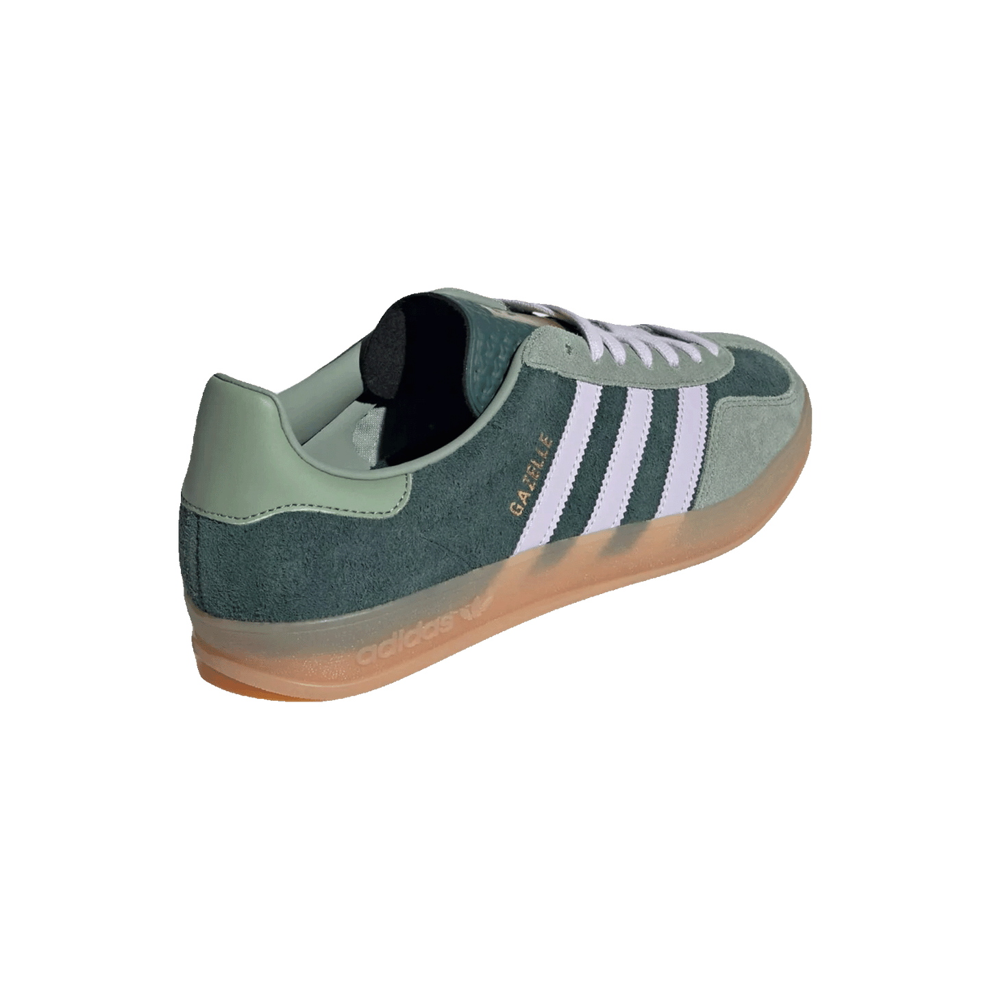 adidas Gazelle Indoor Mineral Green Silver Dawn Back
