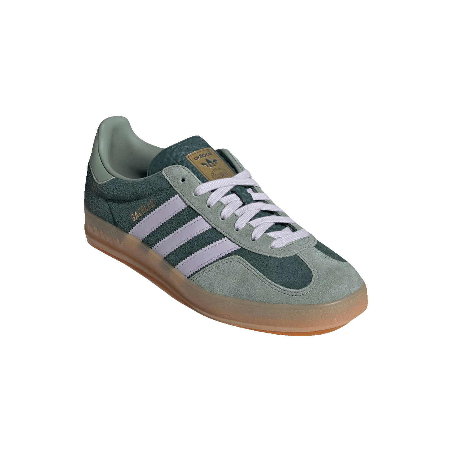 adidas Gazelle Indoor Mineral Green Silver Dawn Side