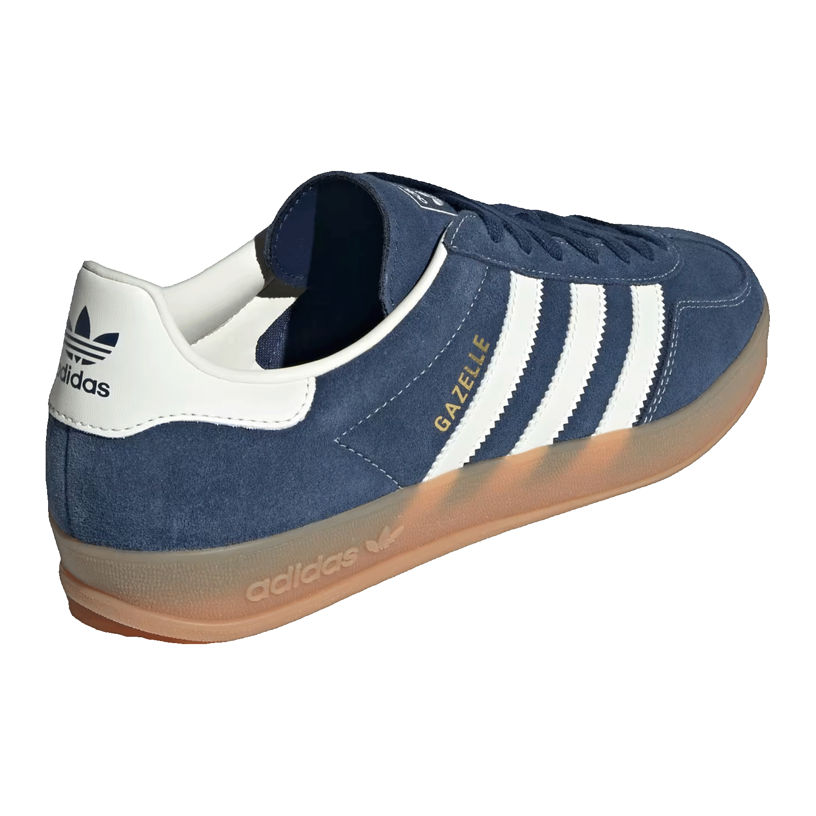 adidas Gazelle Indoor Night Indigo Off White Gold Metallic Back