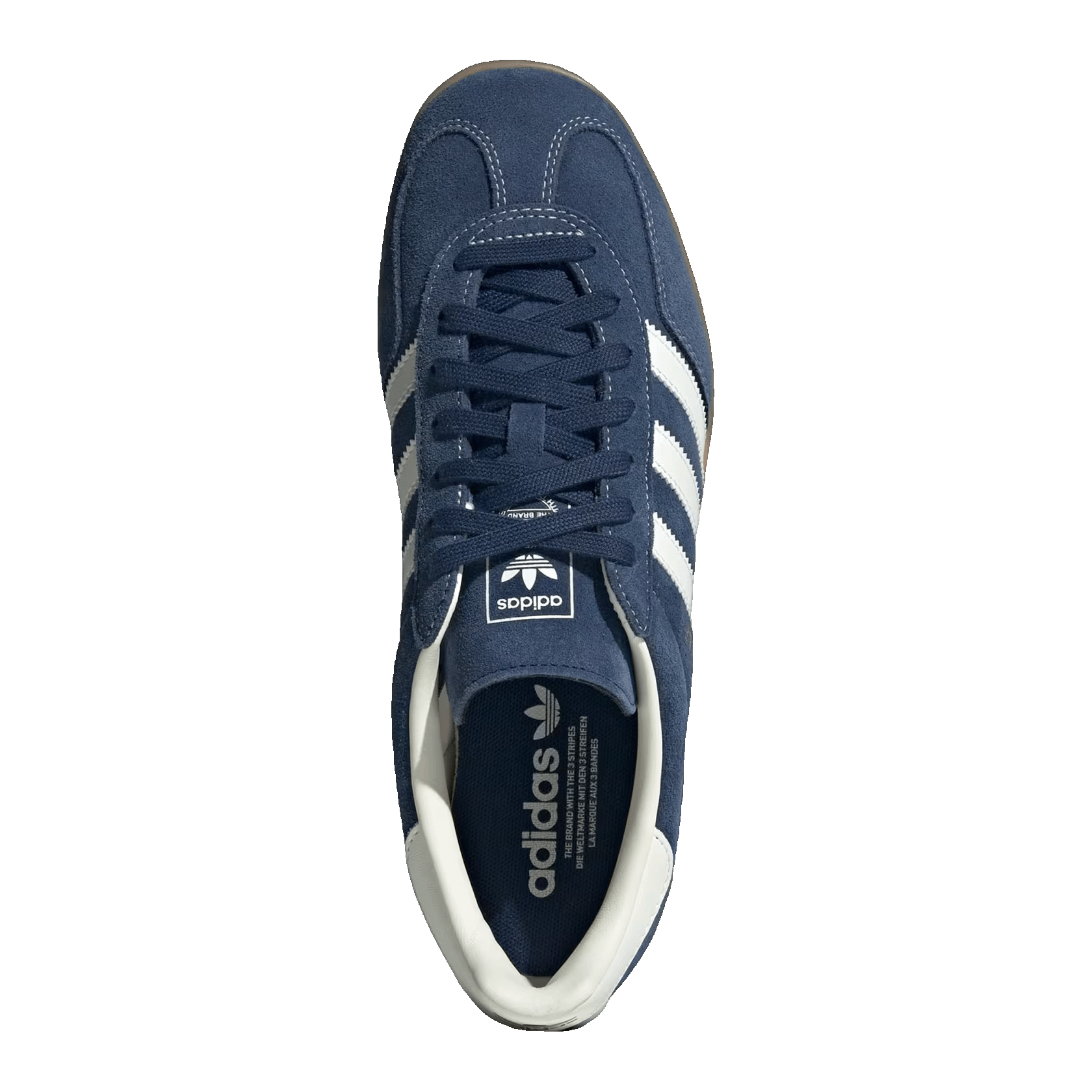 adidas Gazelle Indoor Night Indigo Off White Gold Metallic Oben