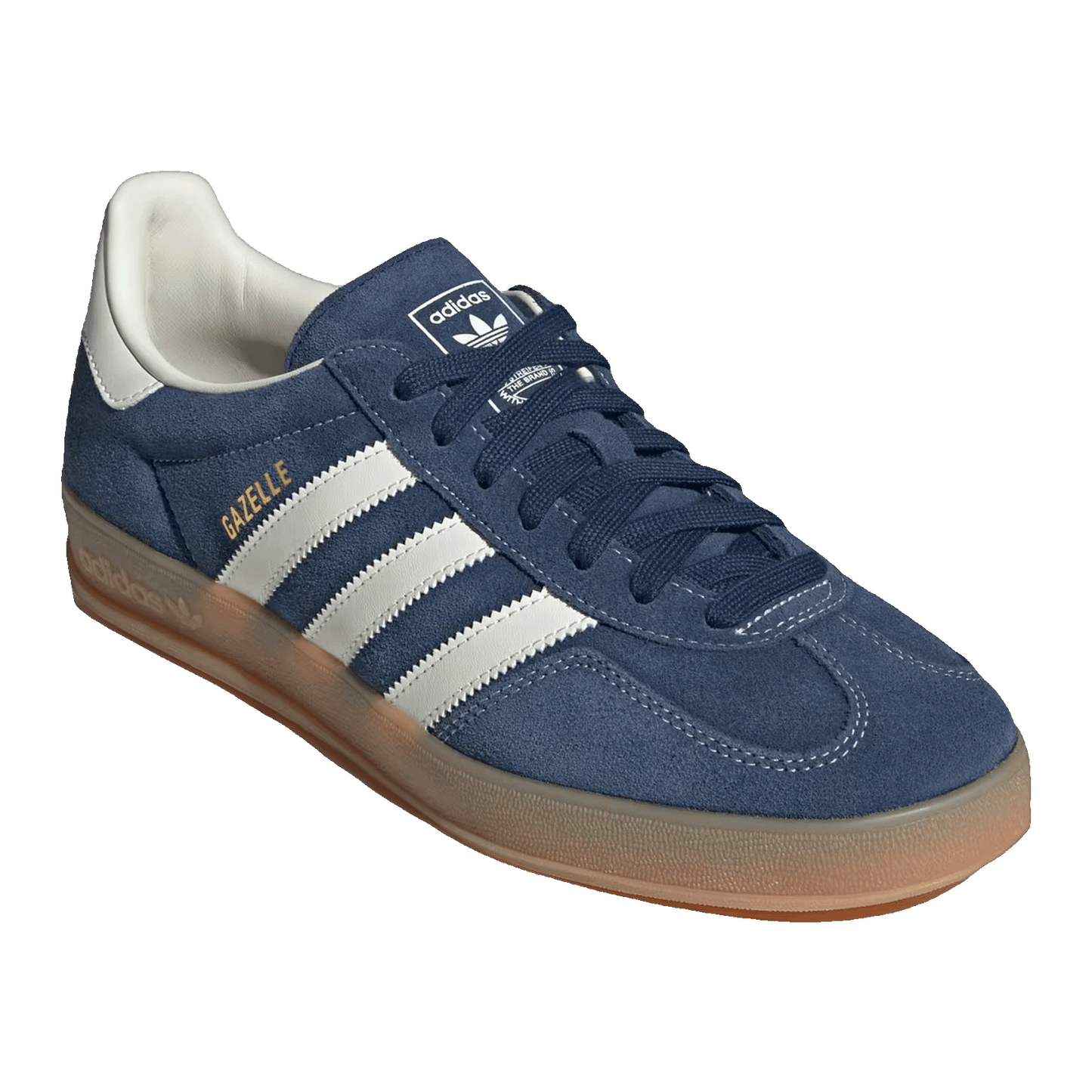 adidas Gazelle Indoor Night Indigo Off White Gold Metallic Side