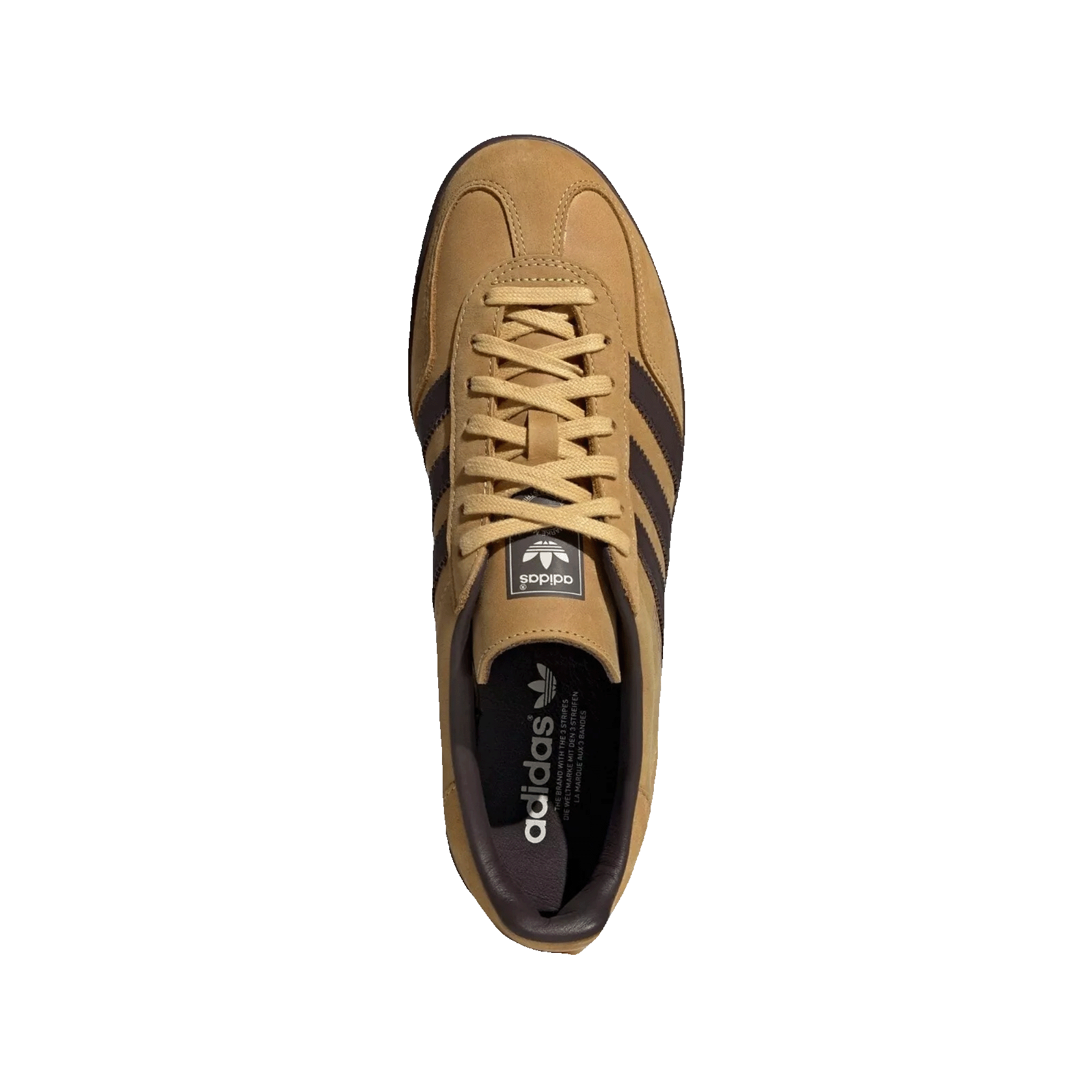 adidas Gazelle Indoor Oat Dark Brown Oben