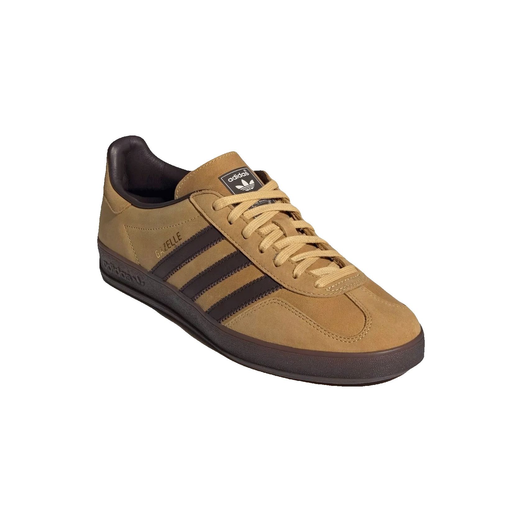 adidas Gazelle Indoor Oat Dark Brown Side