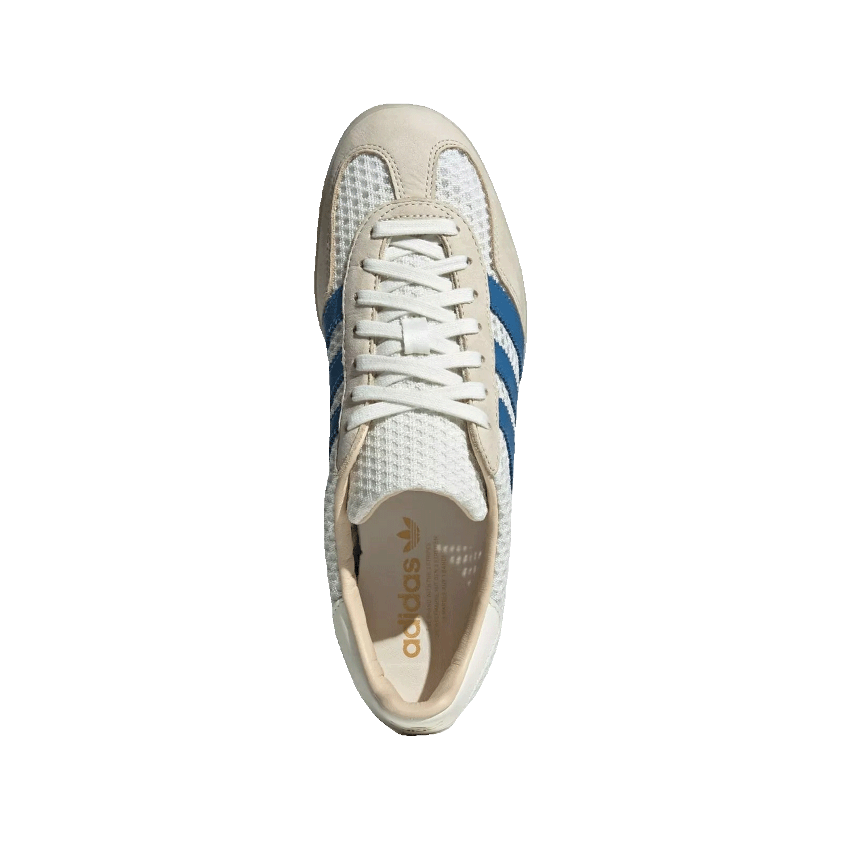 adidas Gazelle Indoor Off White Focus Blue Oben