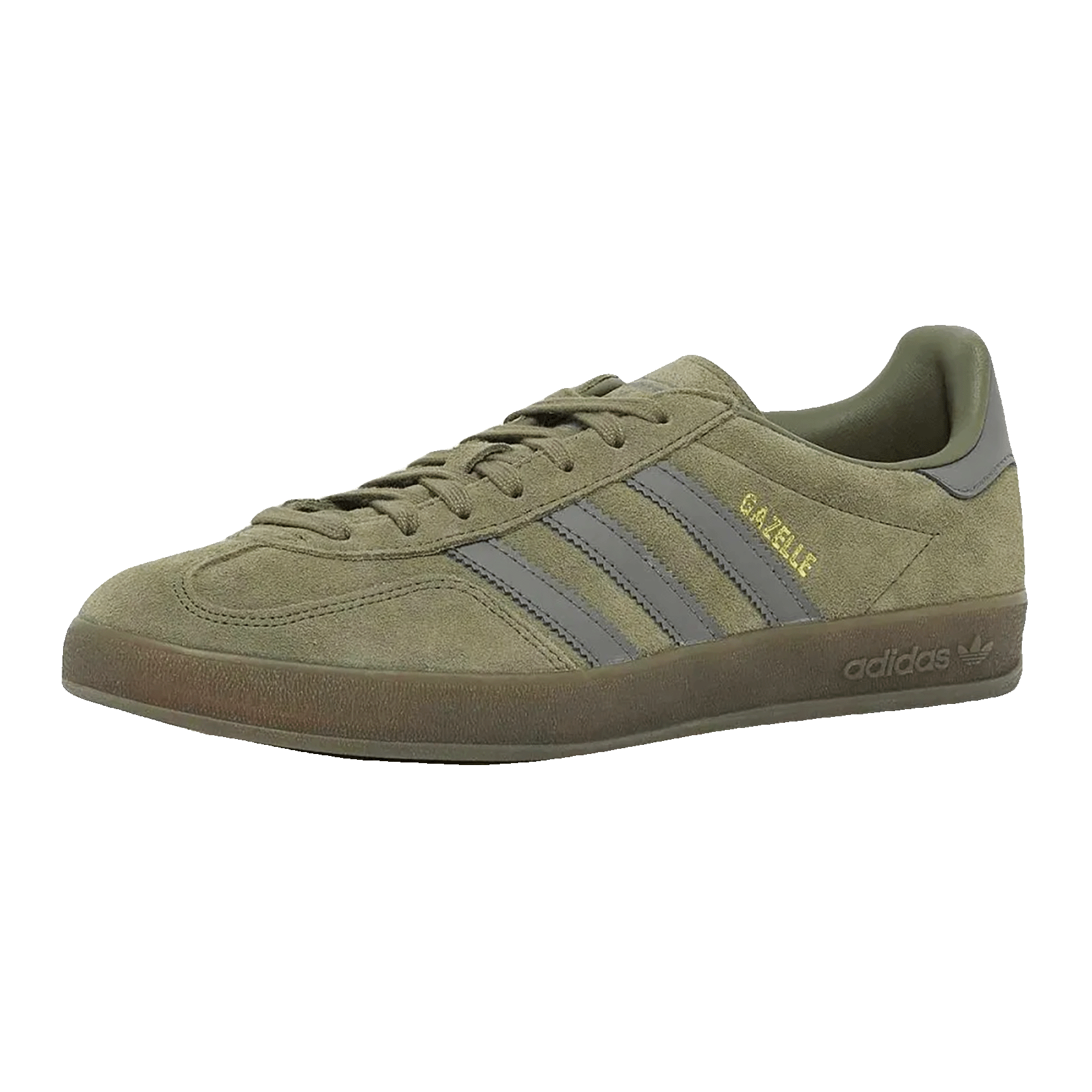 adidas Gazelle Indoor Olive Strata (W) Side