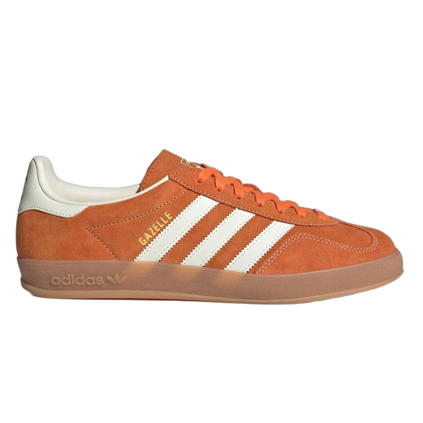 adidas Gazelle Indoor Orange Off White Gold Metallic JQ8392