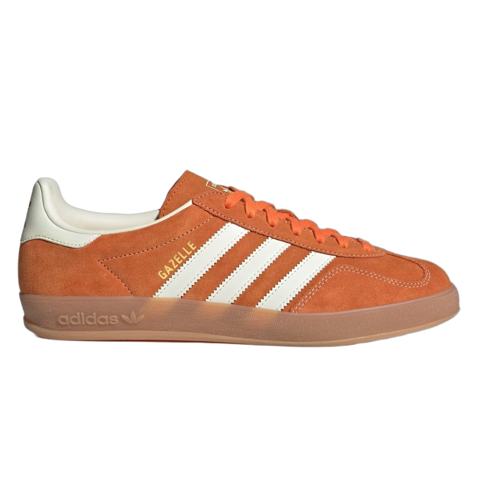 adidas Gazelle Indoor Orange Off White Gold Metallic JQ8392