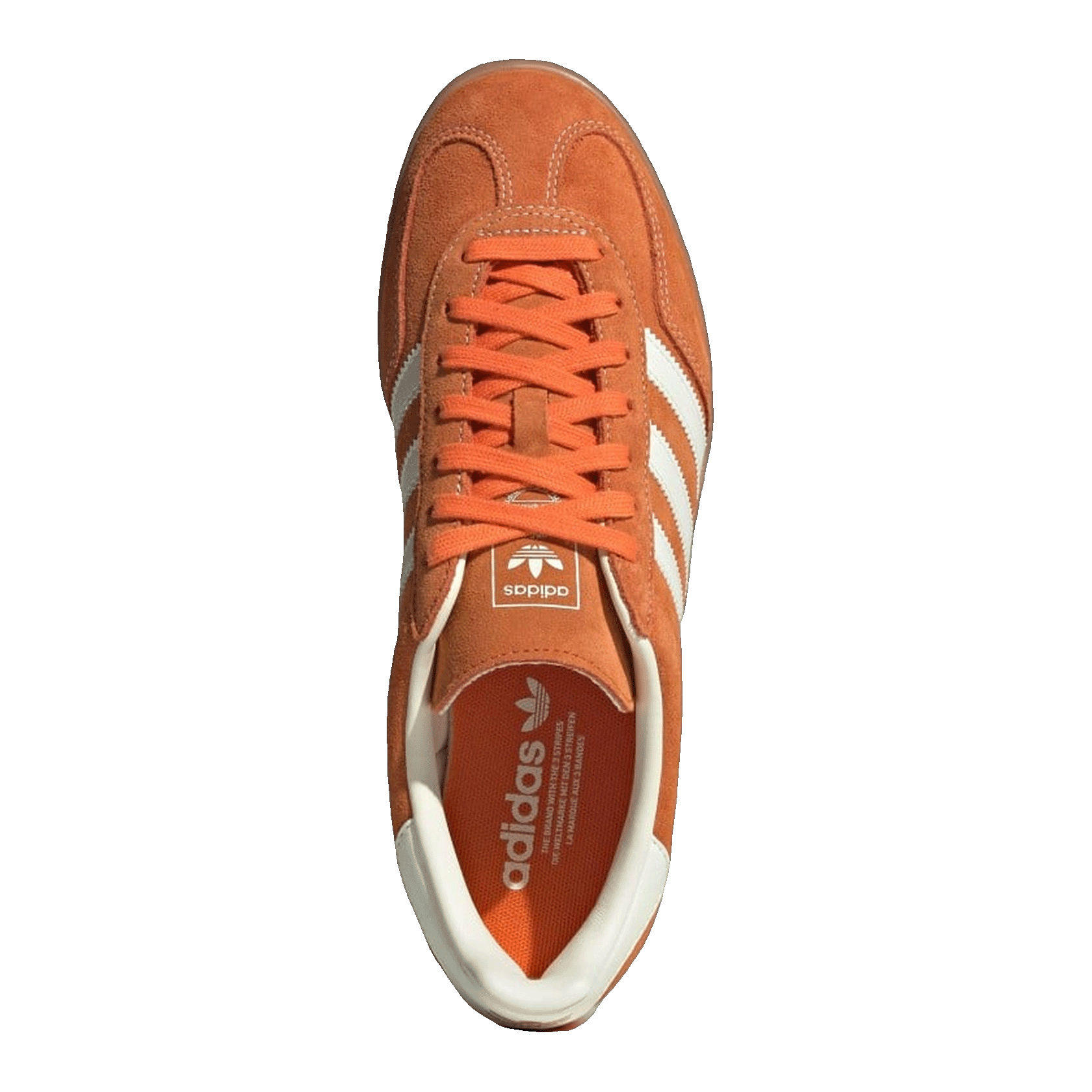 adidas Gazelle Indoor Orange Off White Gold Metallic Oben JQ8392