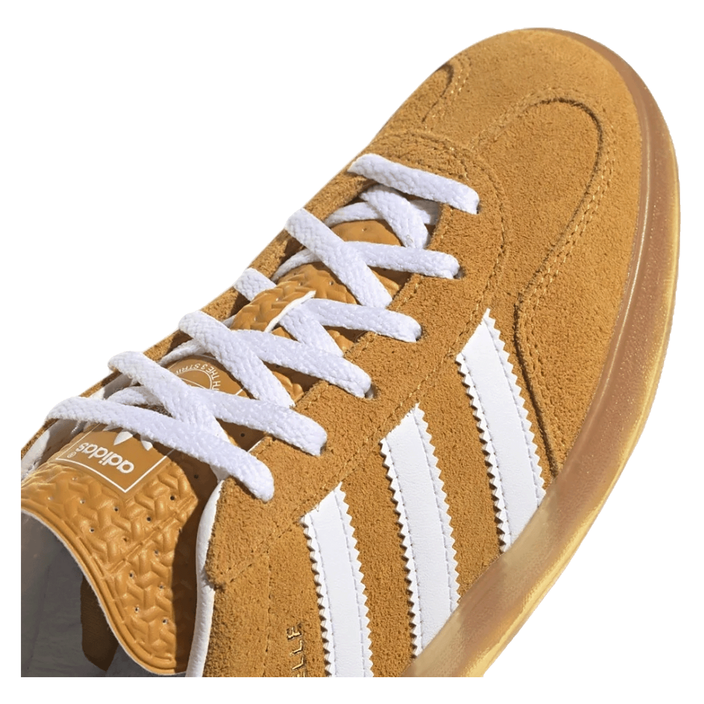 adidas Gazelle Indoor Orange Peel White (W) Front