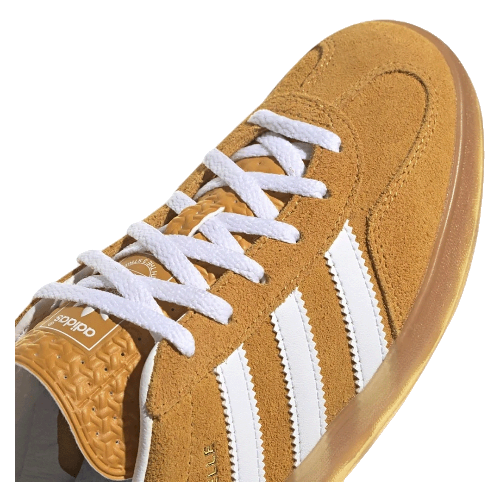 adidas Gazelle Indoor Orange Peel White (W) Front