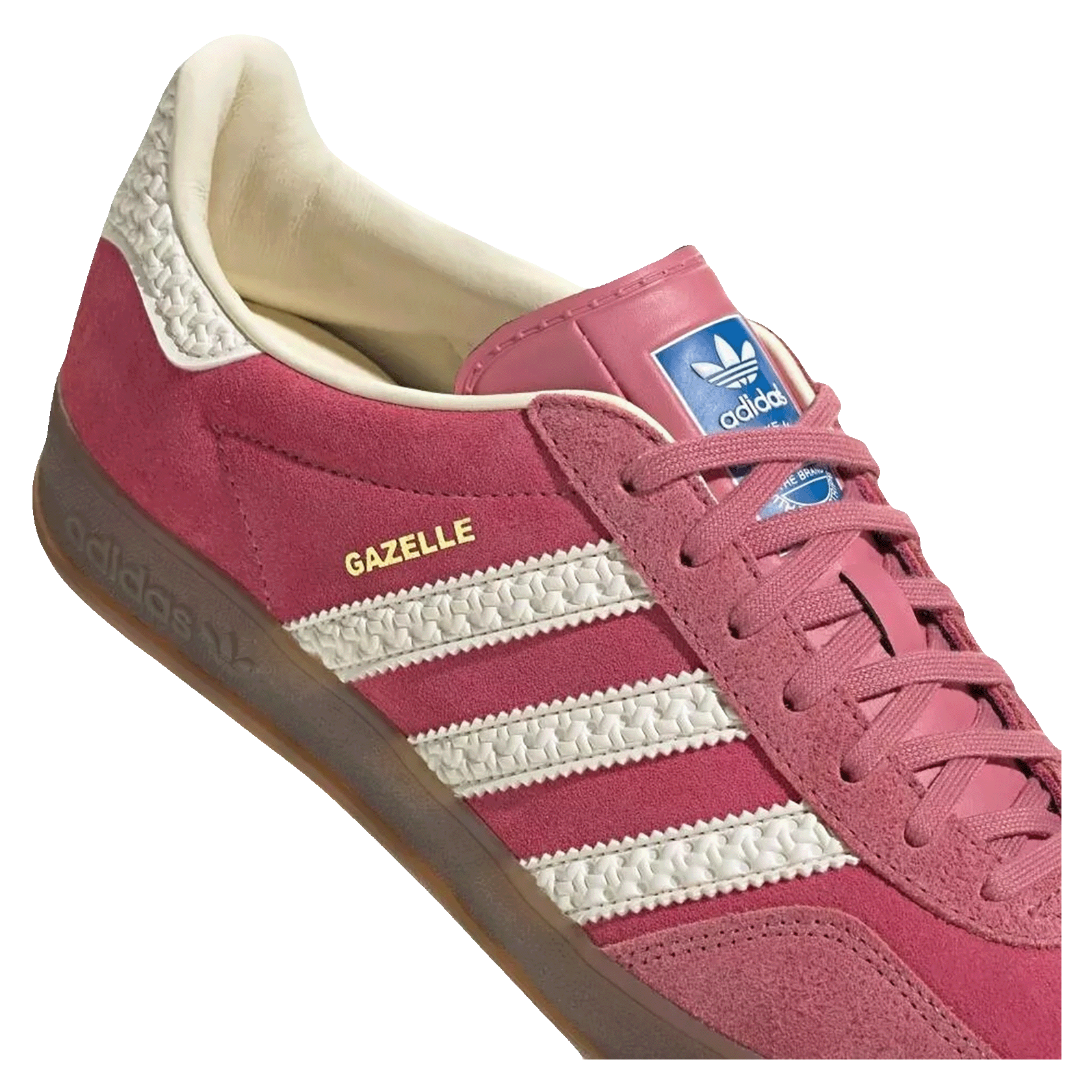 adidas Gazelle Indoor Pink Cloud White Detail