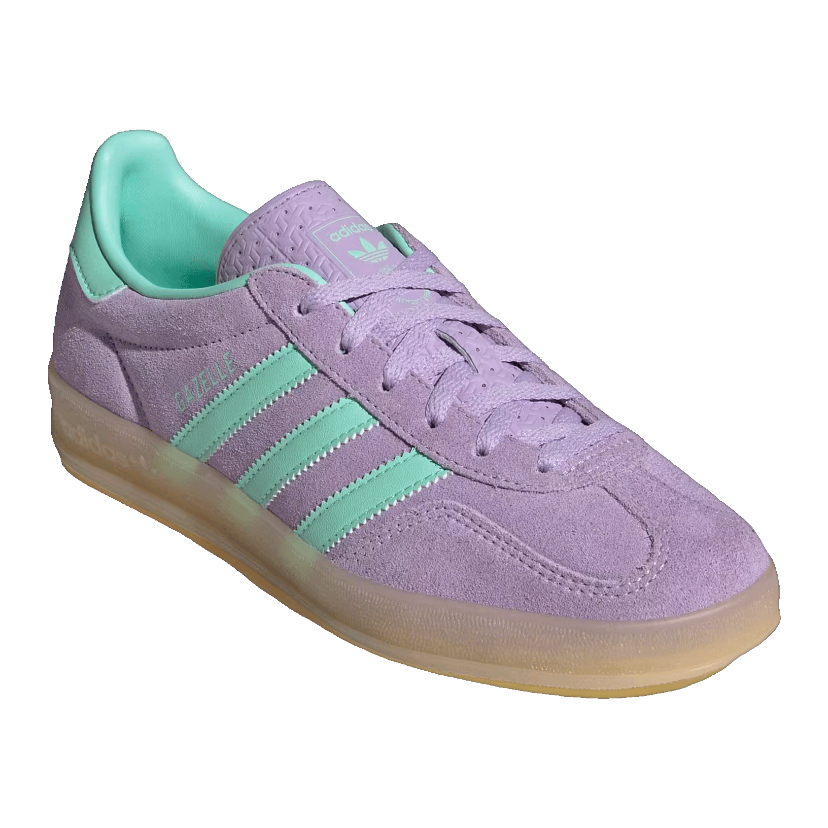 adidas Gazelle Indoor Powder Plum Easy Green (W) Side IH6801