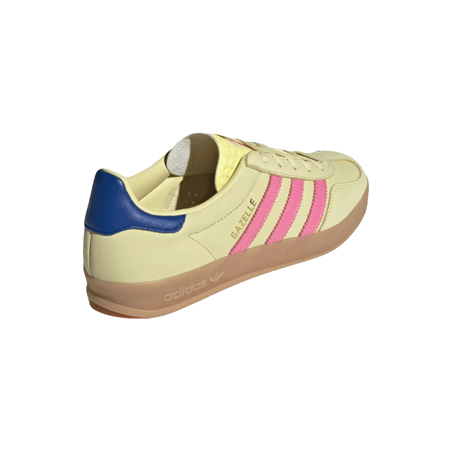adidas Gazelle Indoor Powder Yellow Lucid Pink Royal (W) Back
